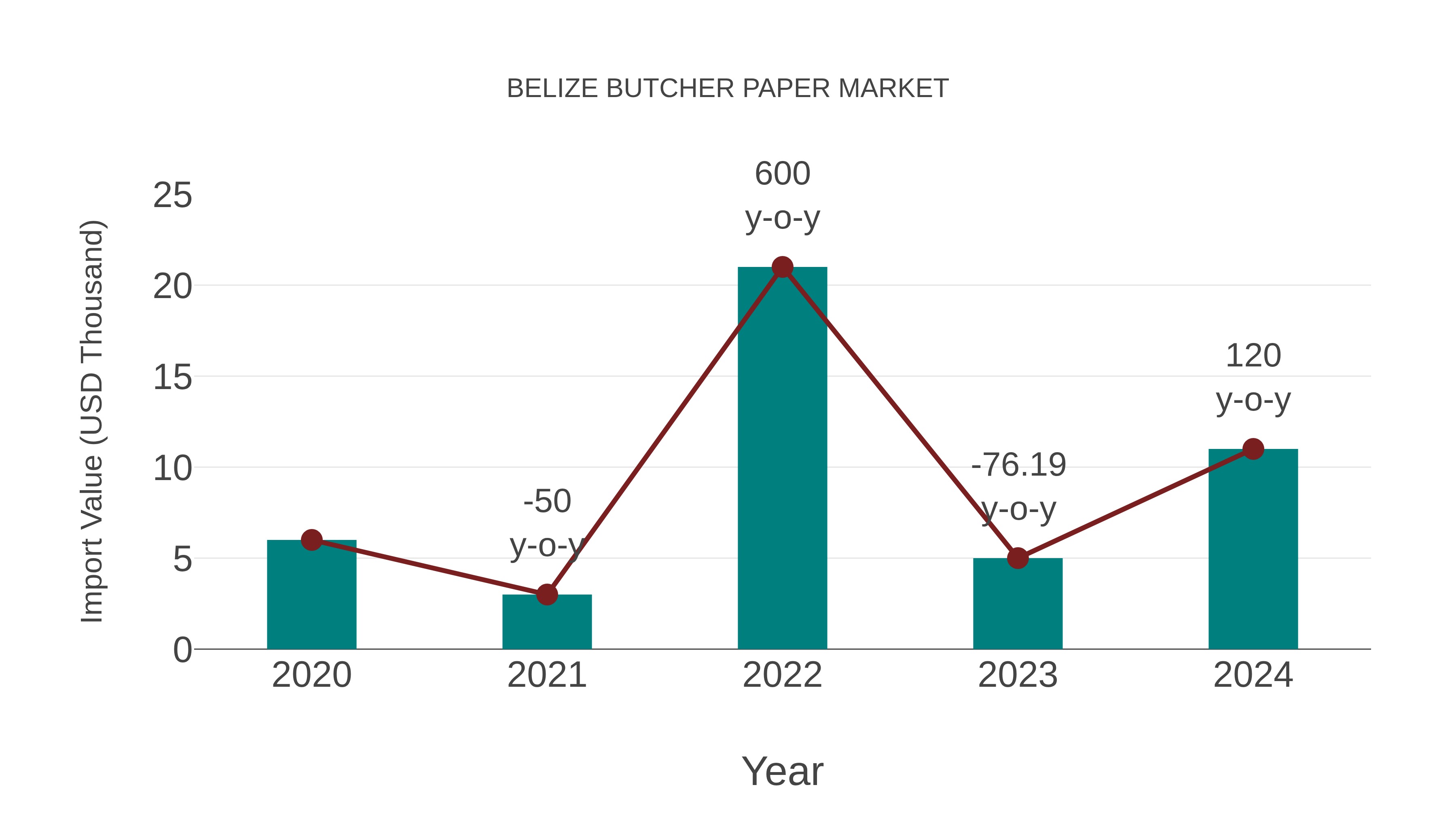  Belize Butcher Paper Market: Import Trend Analysis