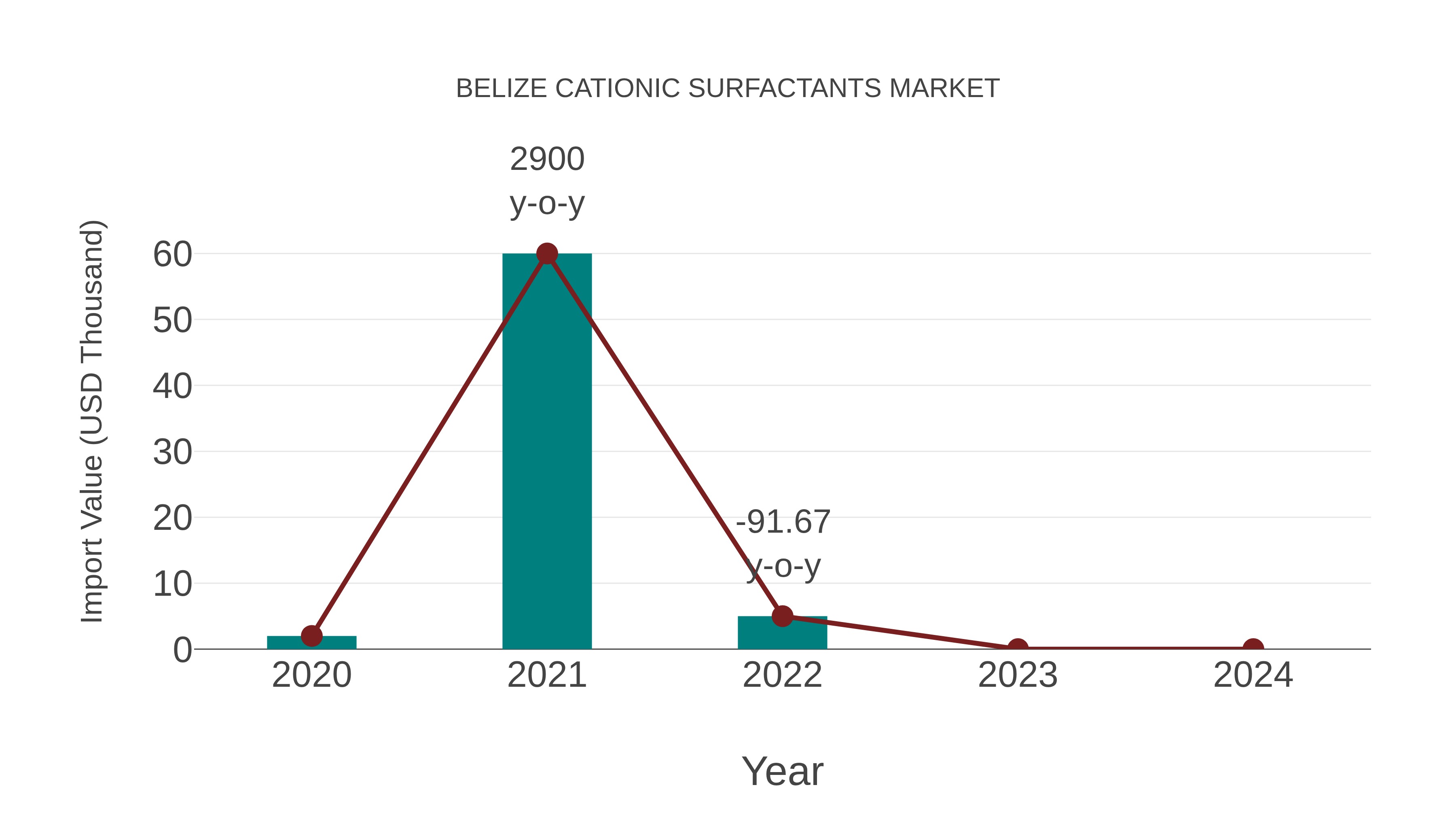  Belize Cationic Surfactants Market: Import Trend Analysis