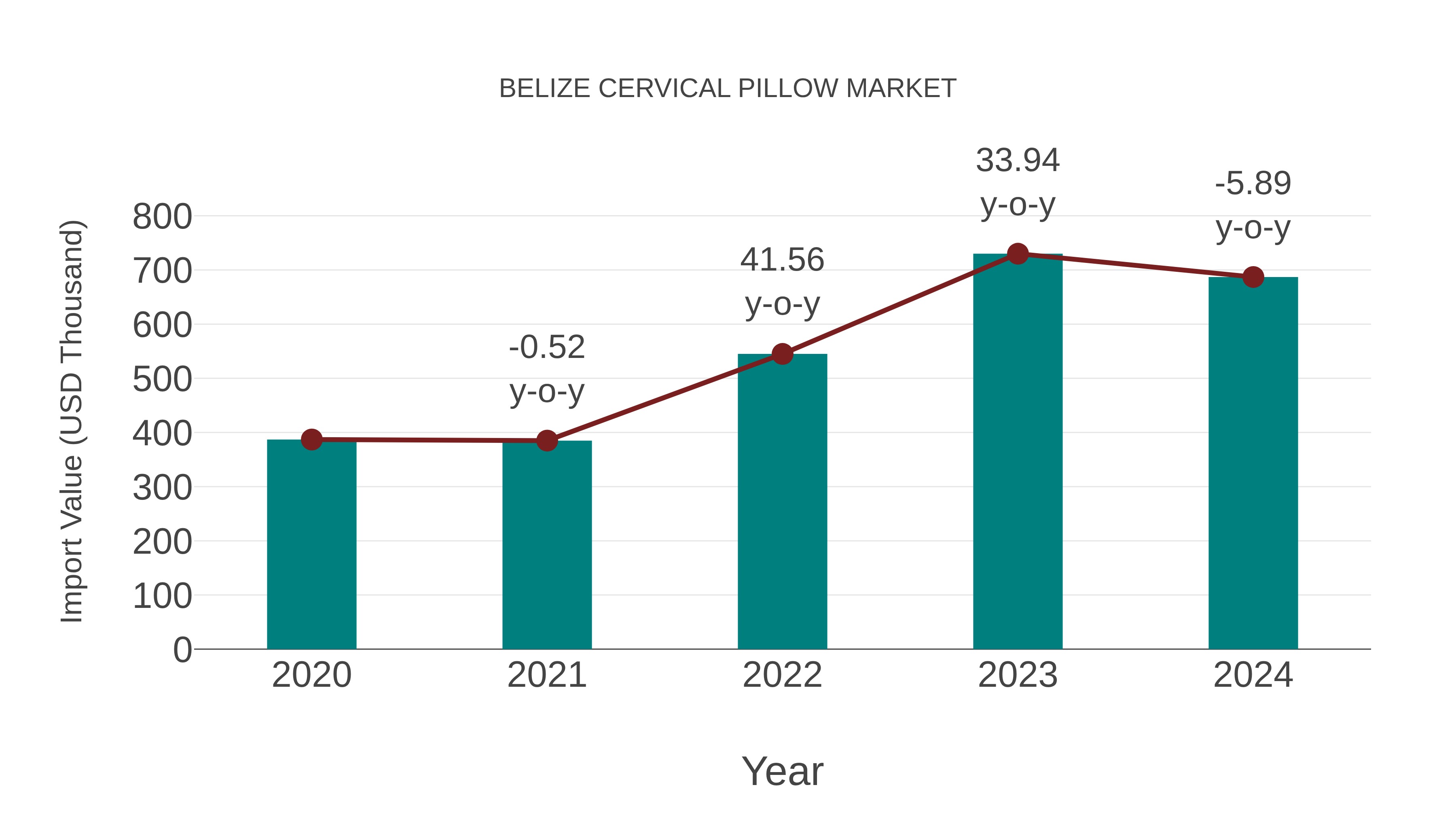  Belize Cervical Pillow Market: Import Trend Analysis