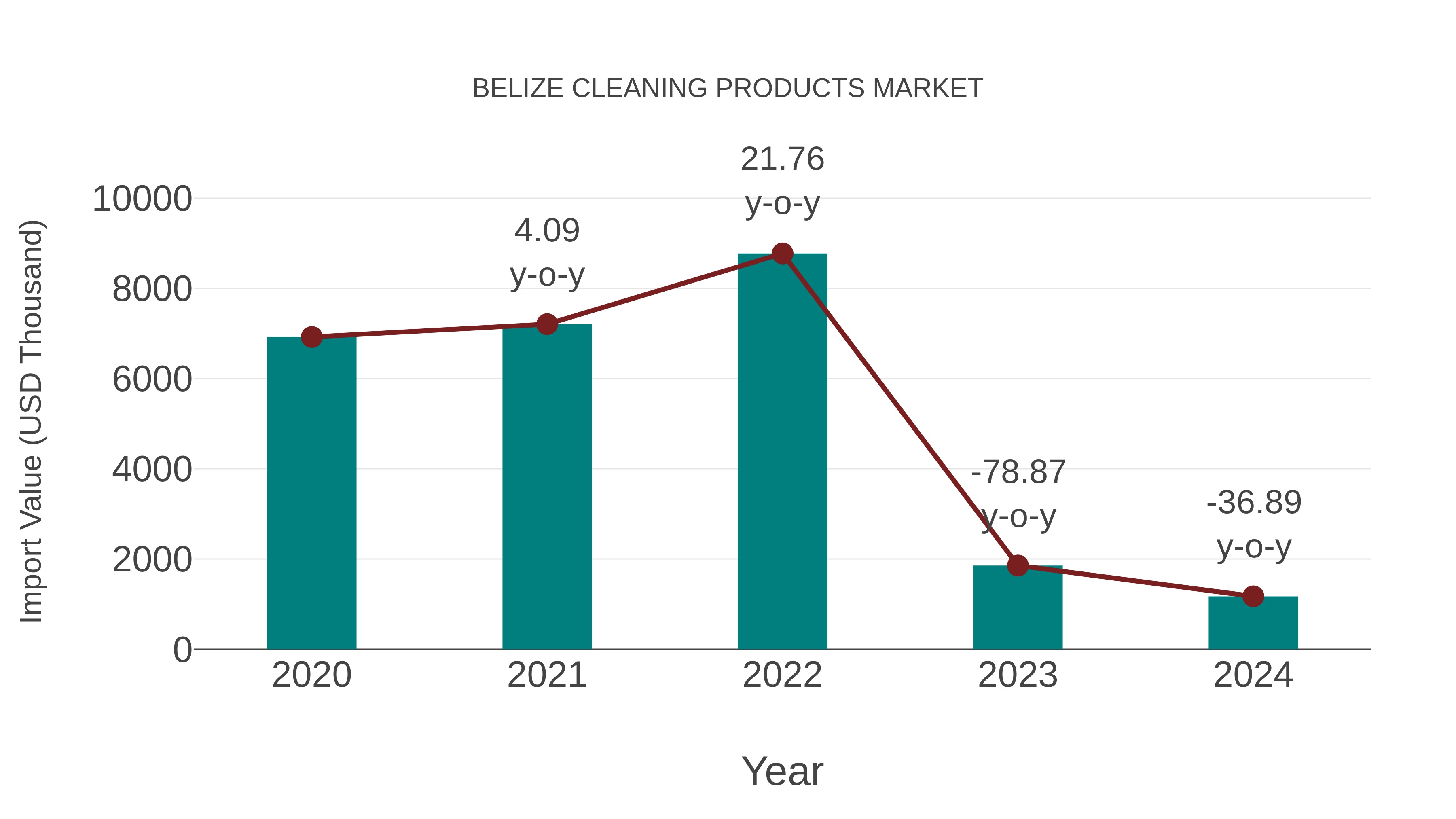 Belize Cleaning Products Market: Import Trend Analysis