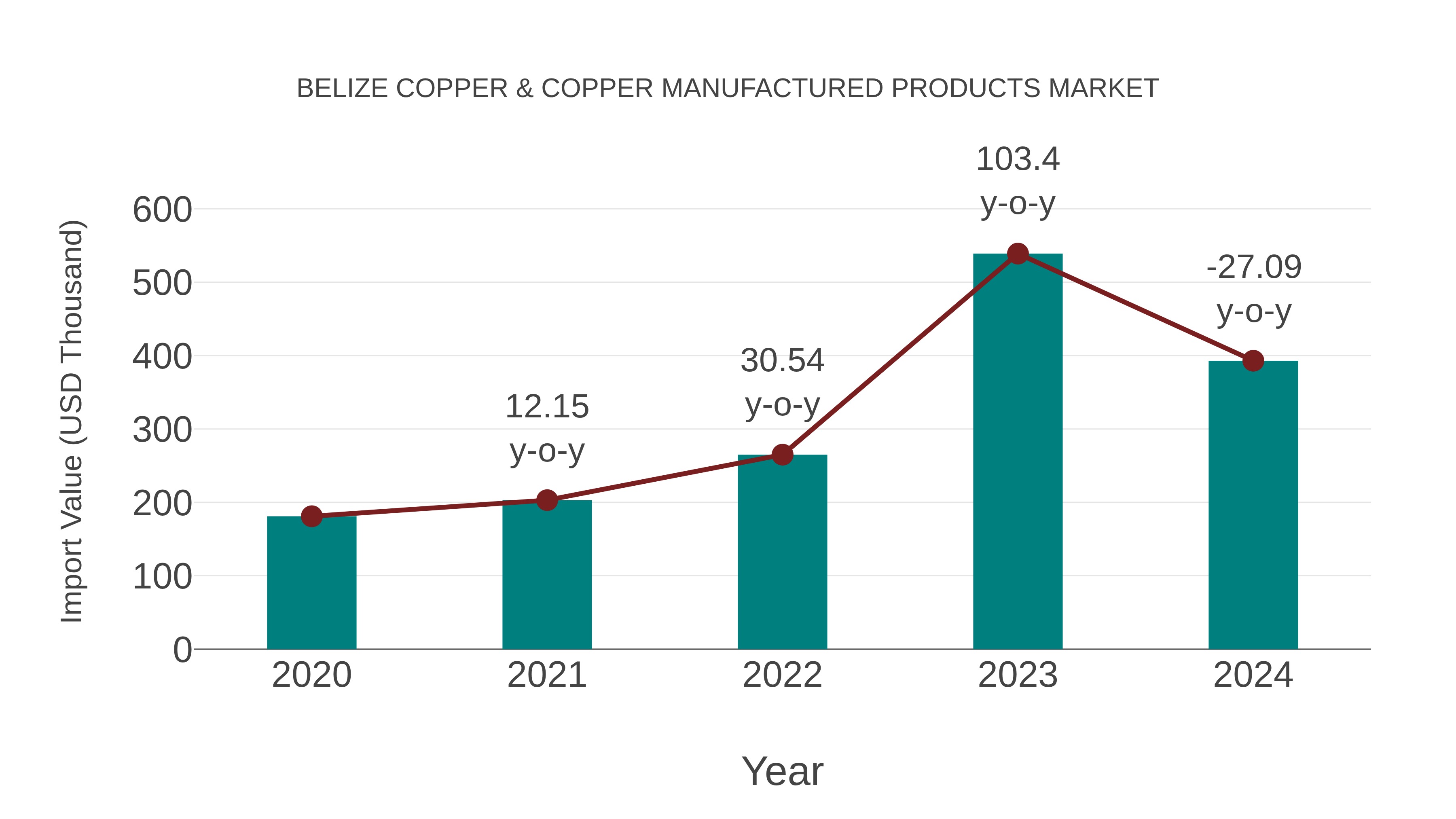  Belize Copper & Copper Manufactured Products Market: Import Trend Analysis