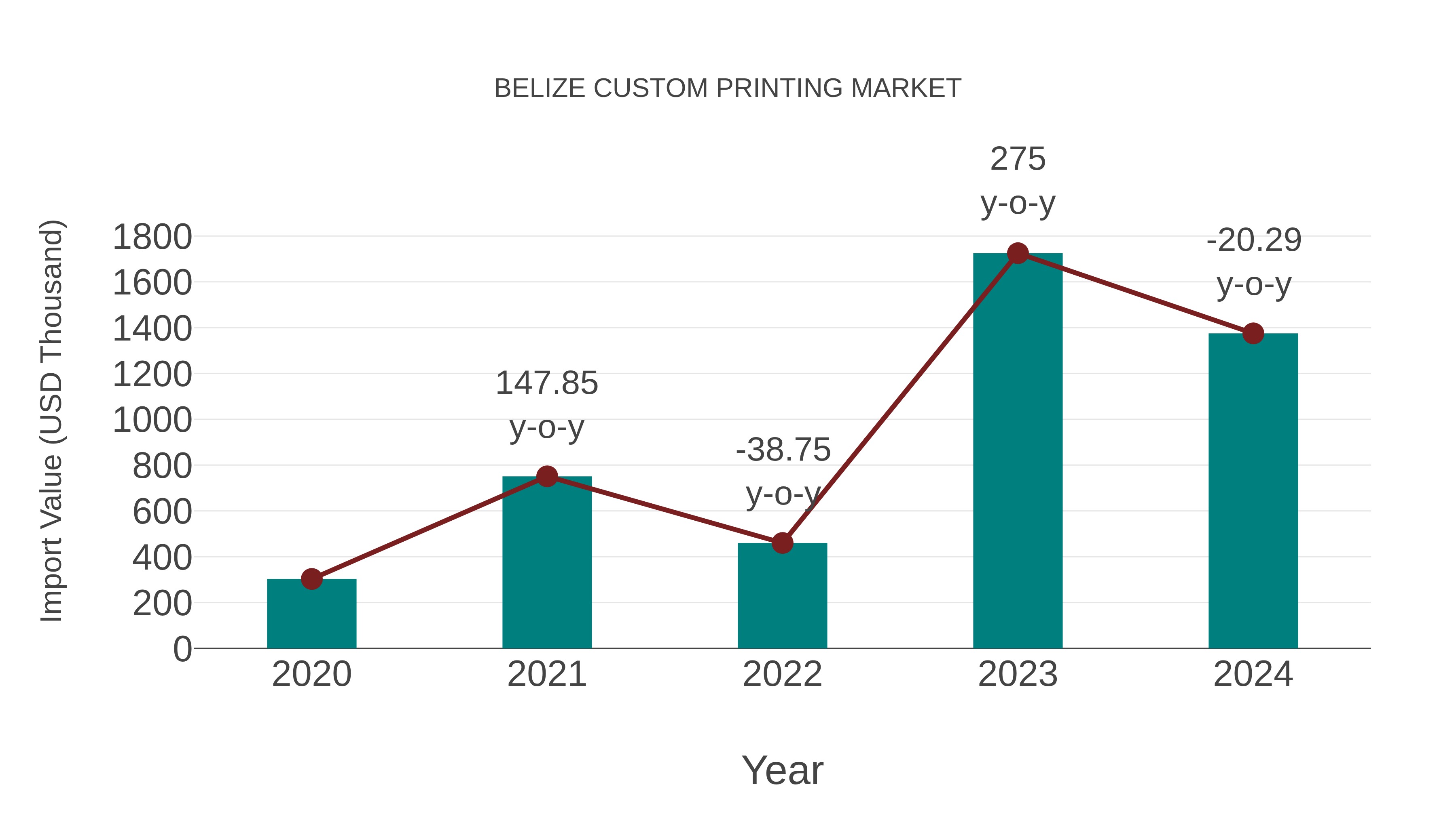  Belize Custom Printing Market: Import Trend Analysis