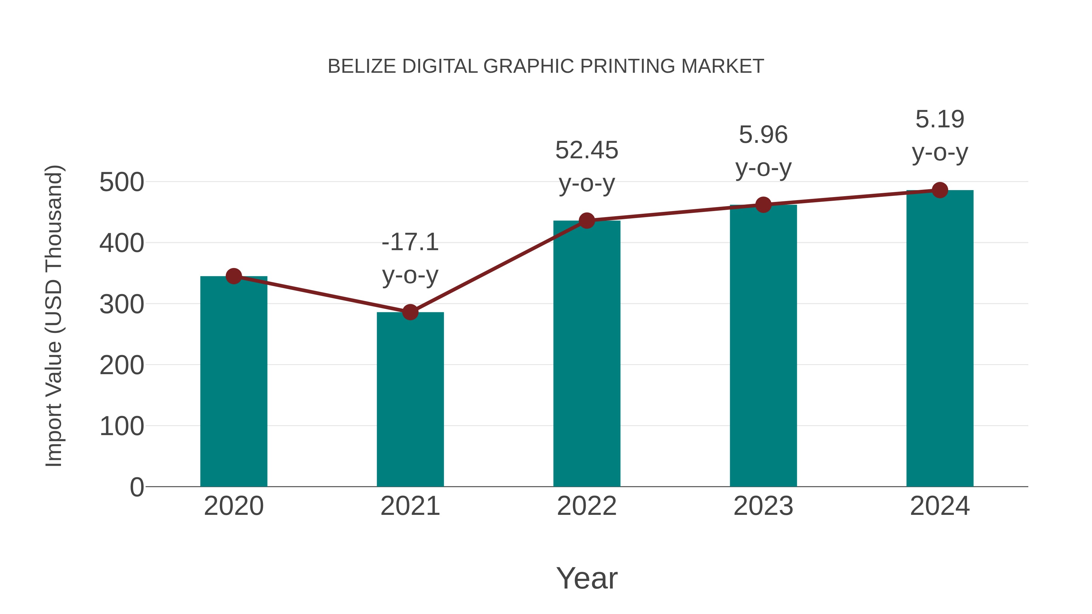  Belize Digital Graphic Printing Market: Import Trend Analysis