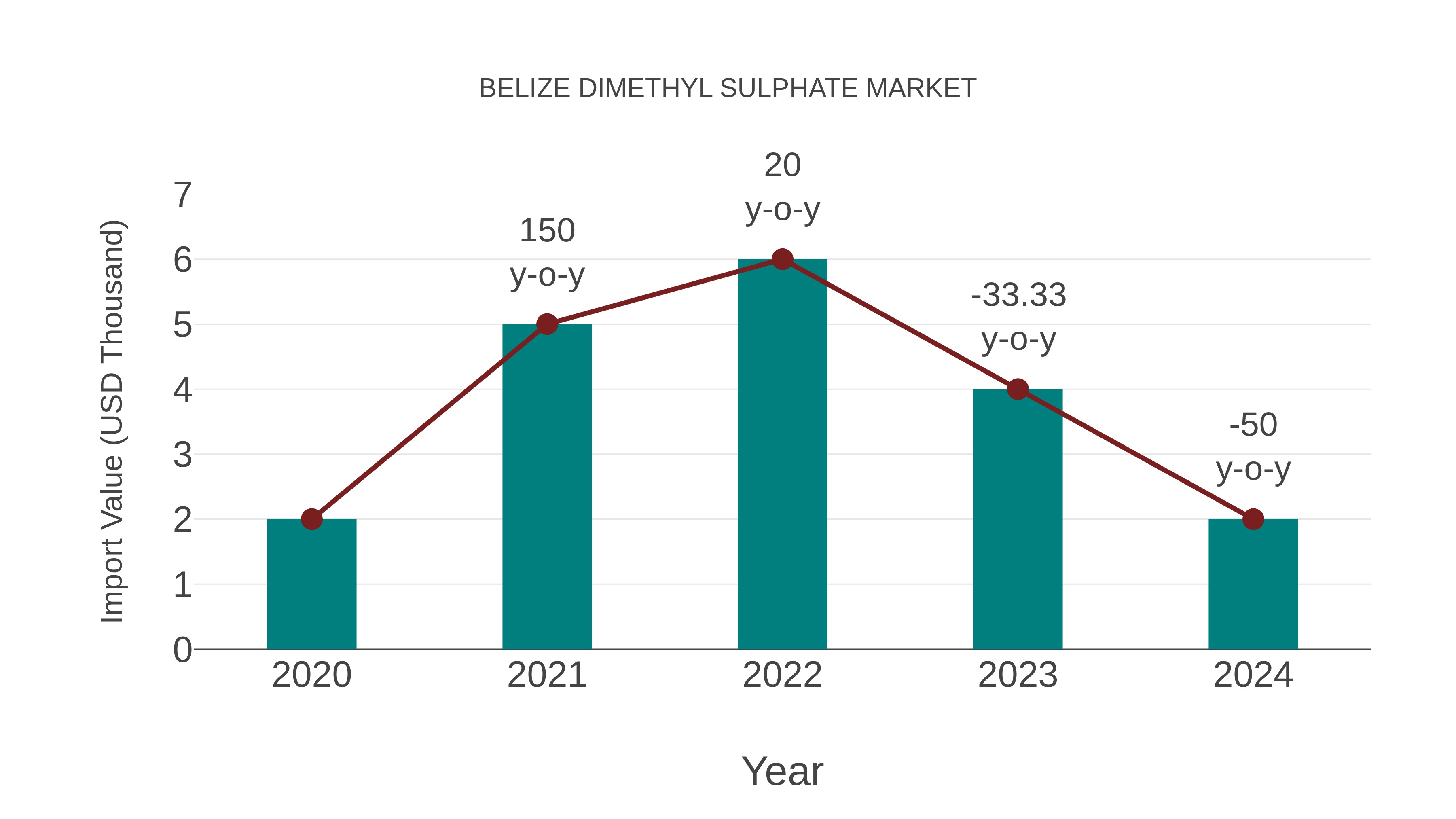  Belize Dimethyl Sulphate Market: Import Trend Analysis