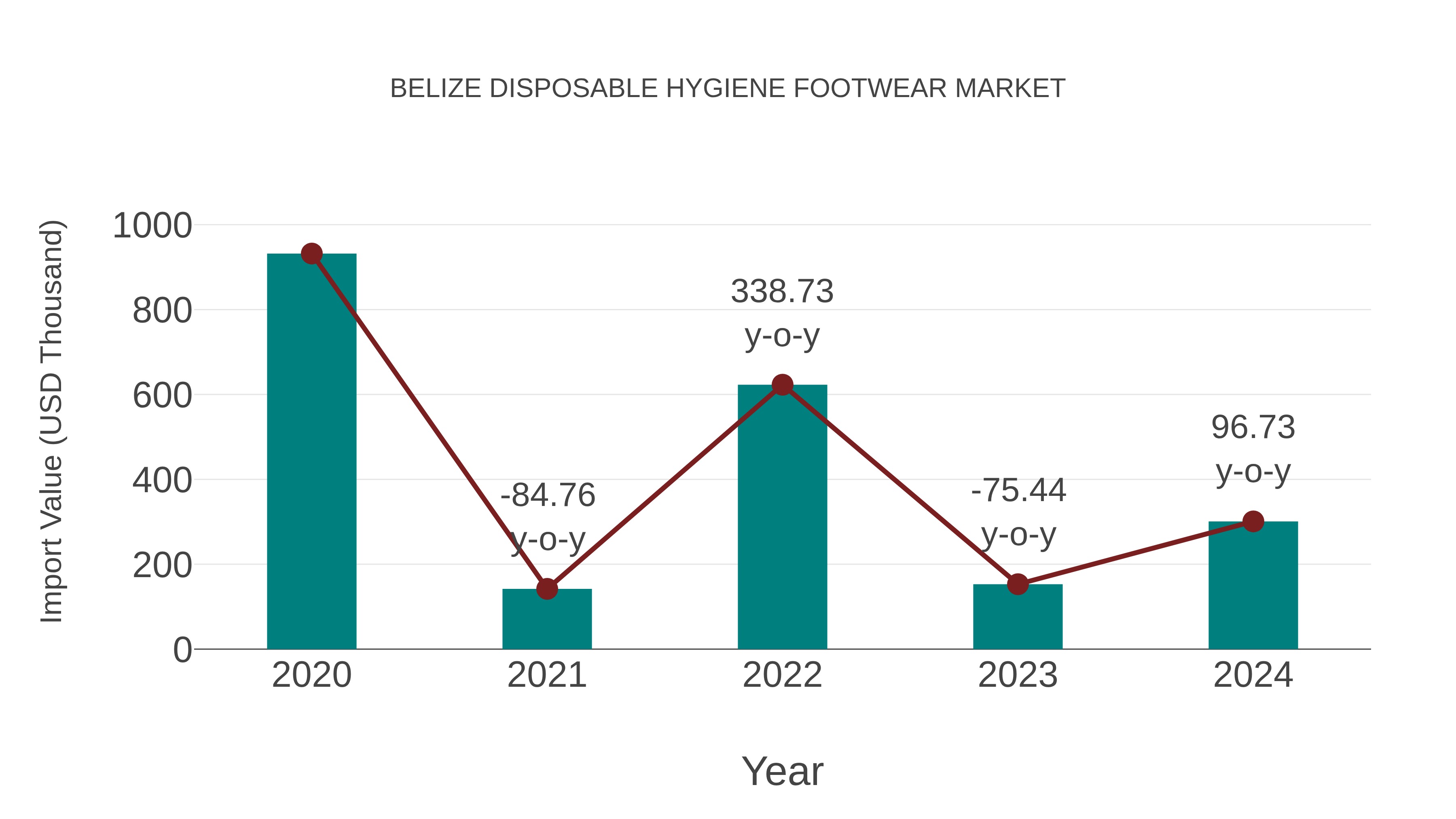 Belize Disposable Hygiene Footwear Market: Import Trend Analysis