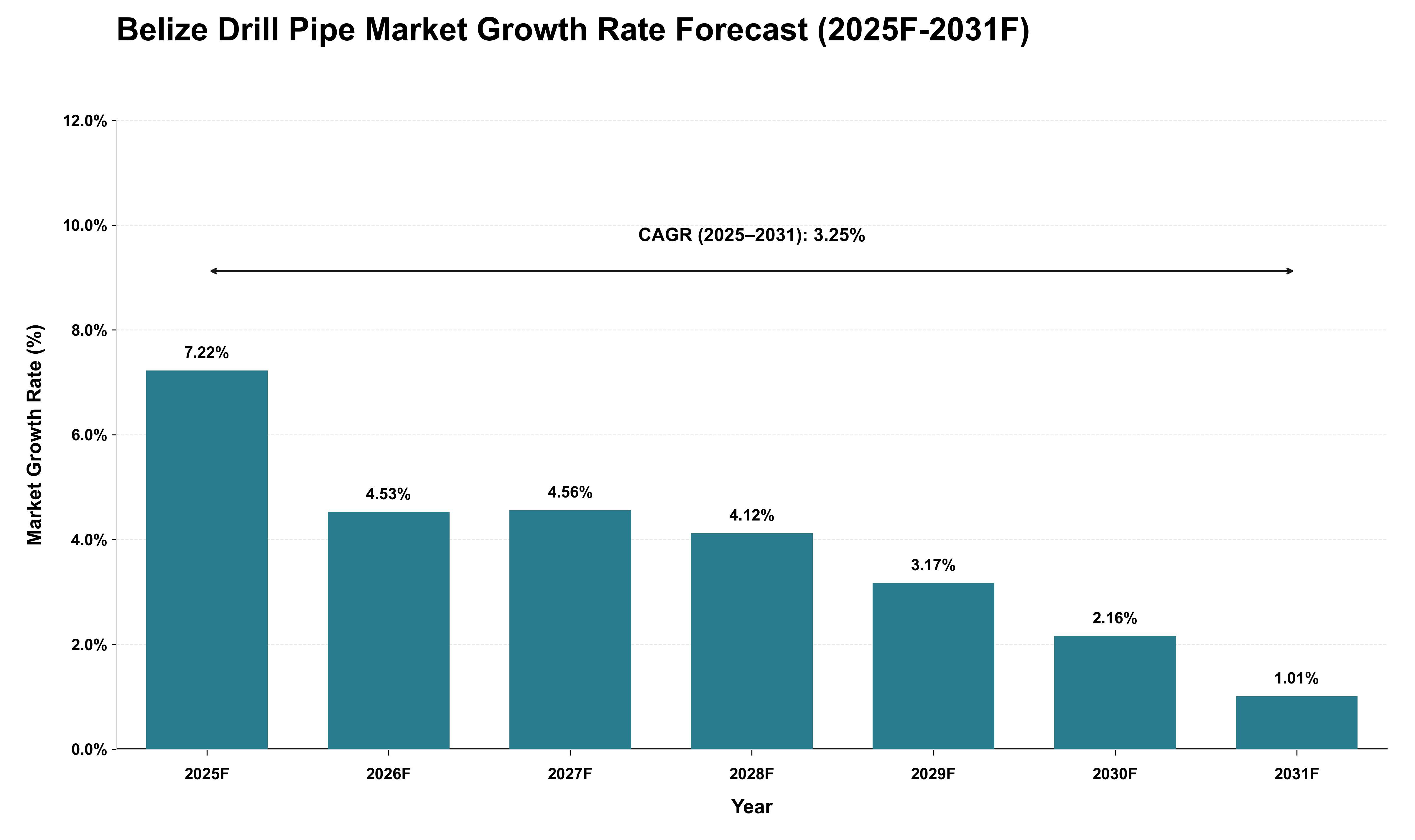 Belize Drill Pipe Market Growth Rate Analysis (2025 - 2031)