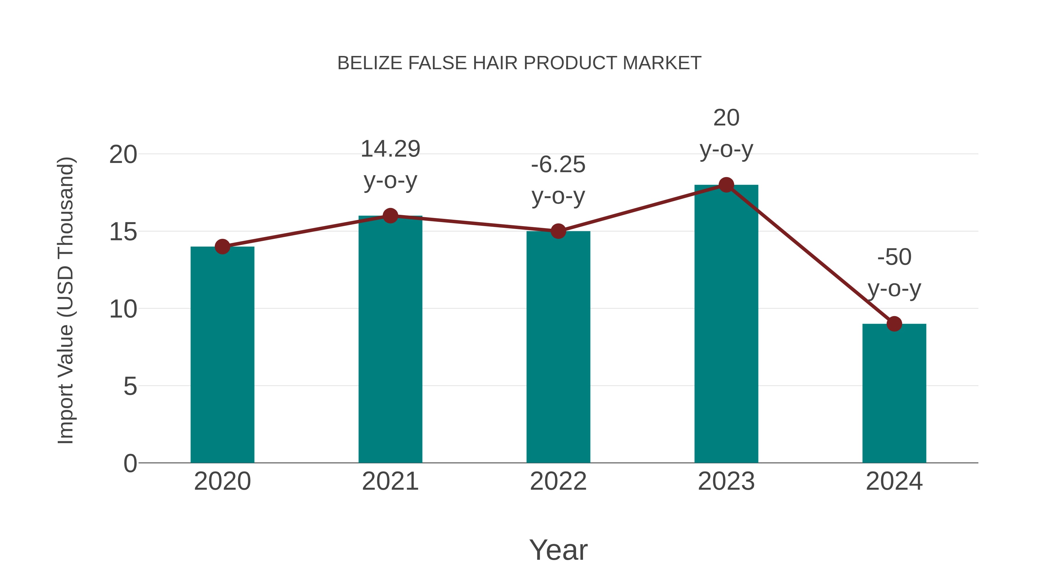 Belize False Hair Product Market: Import Trend Analysis