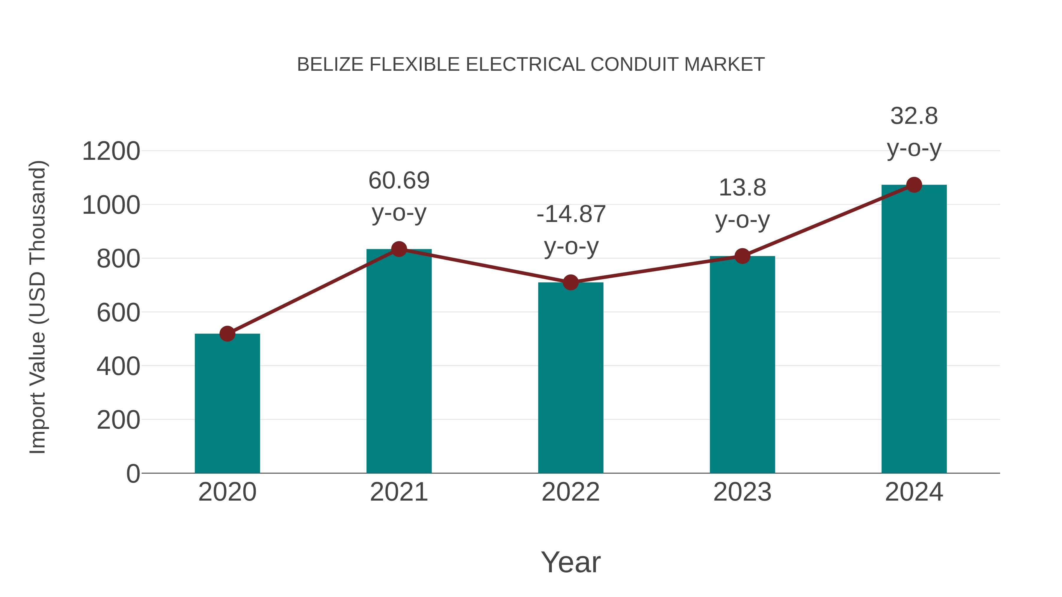  Belize Flexible Electrical Conduit Market: Import Trend Analysis