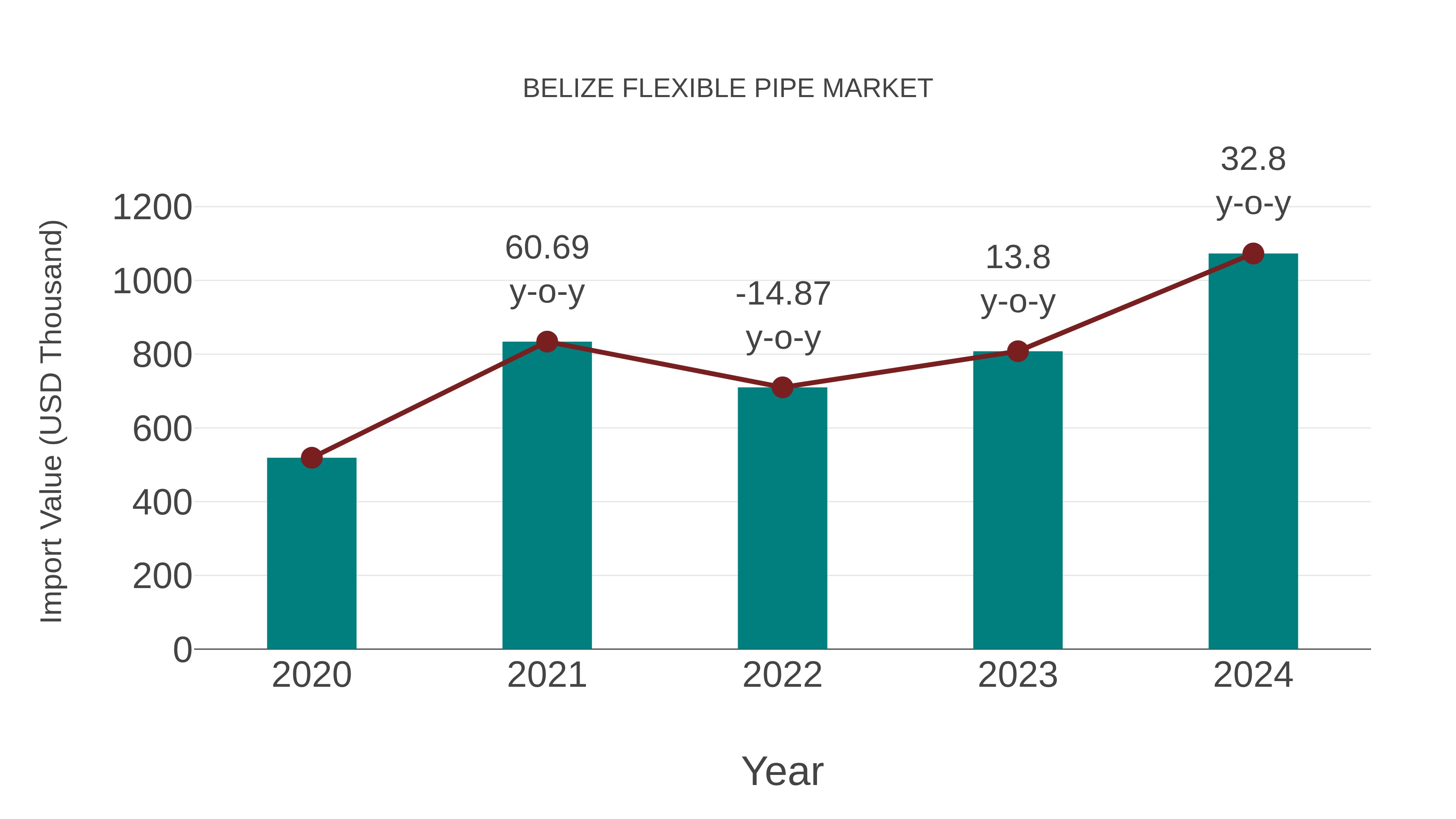 Belize Flexible Pipe Market: Import Trend Analysis