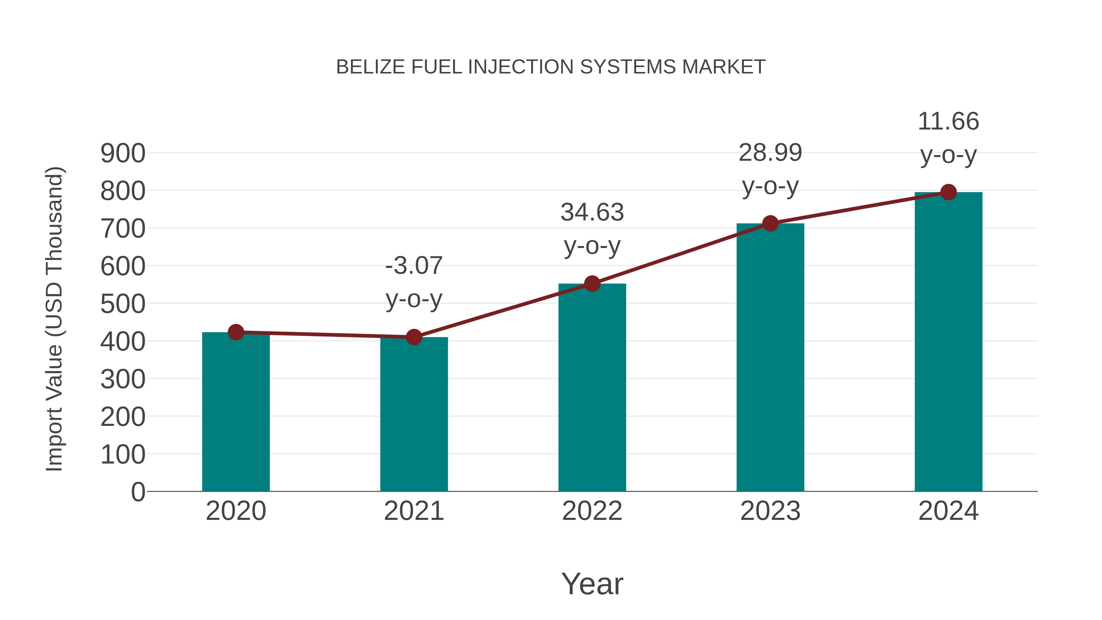  Belize Fuel Injection Systems Market: Import Trend Analysis