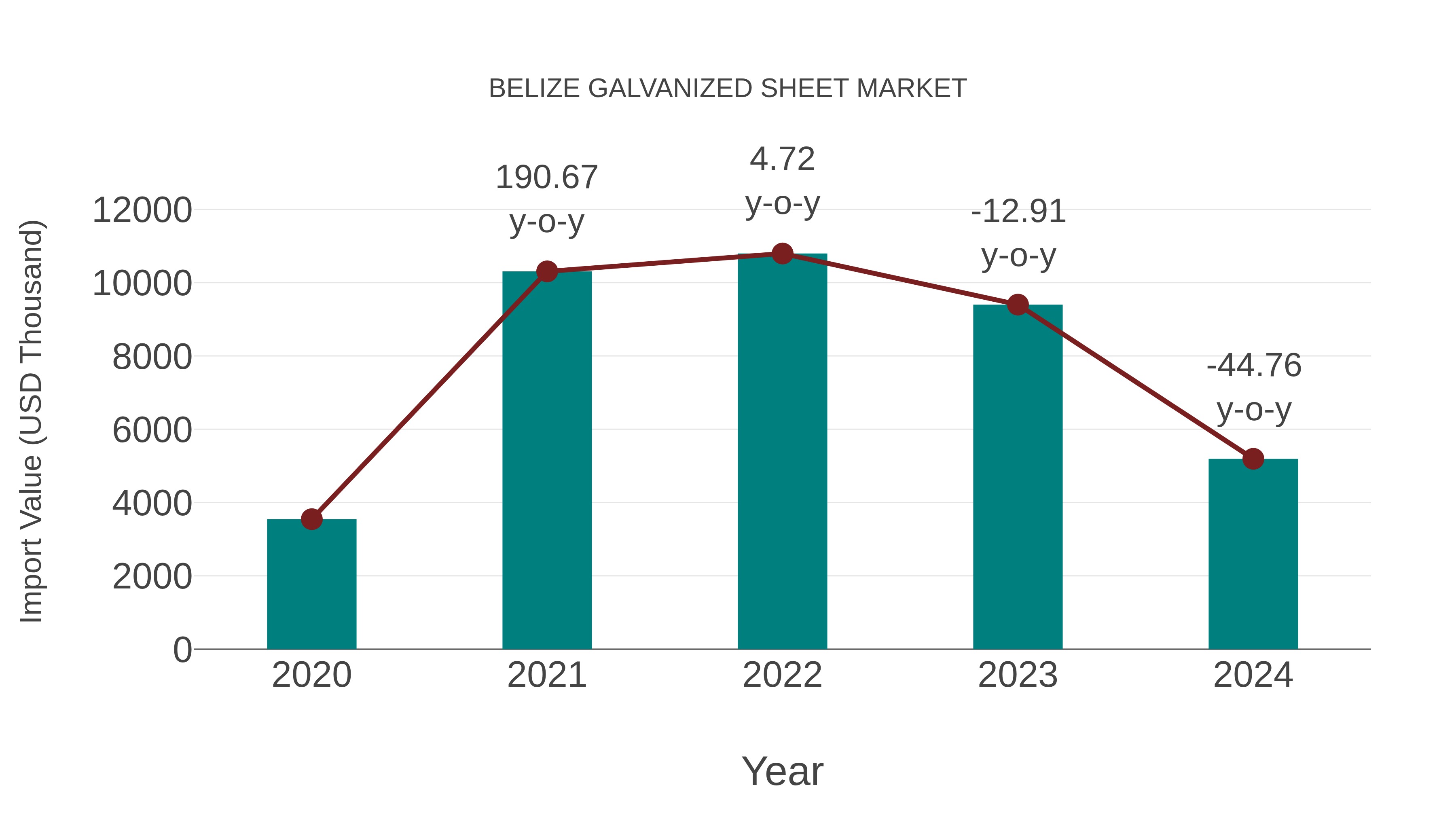  Belize Galvanized Sheet Market: Import Trend Analysis