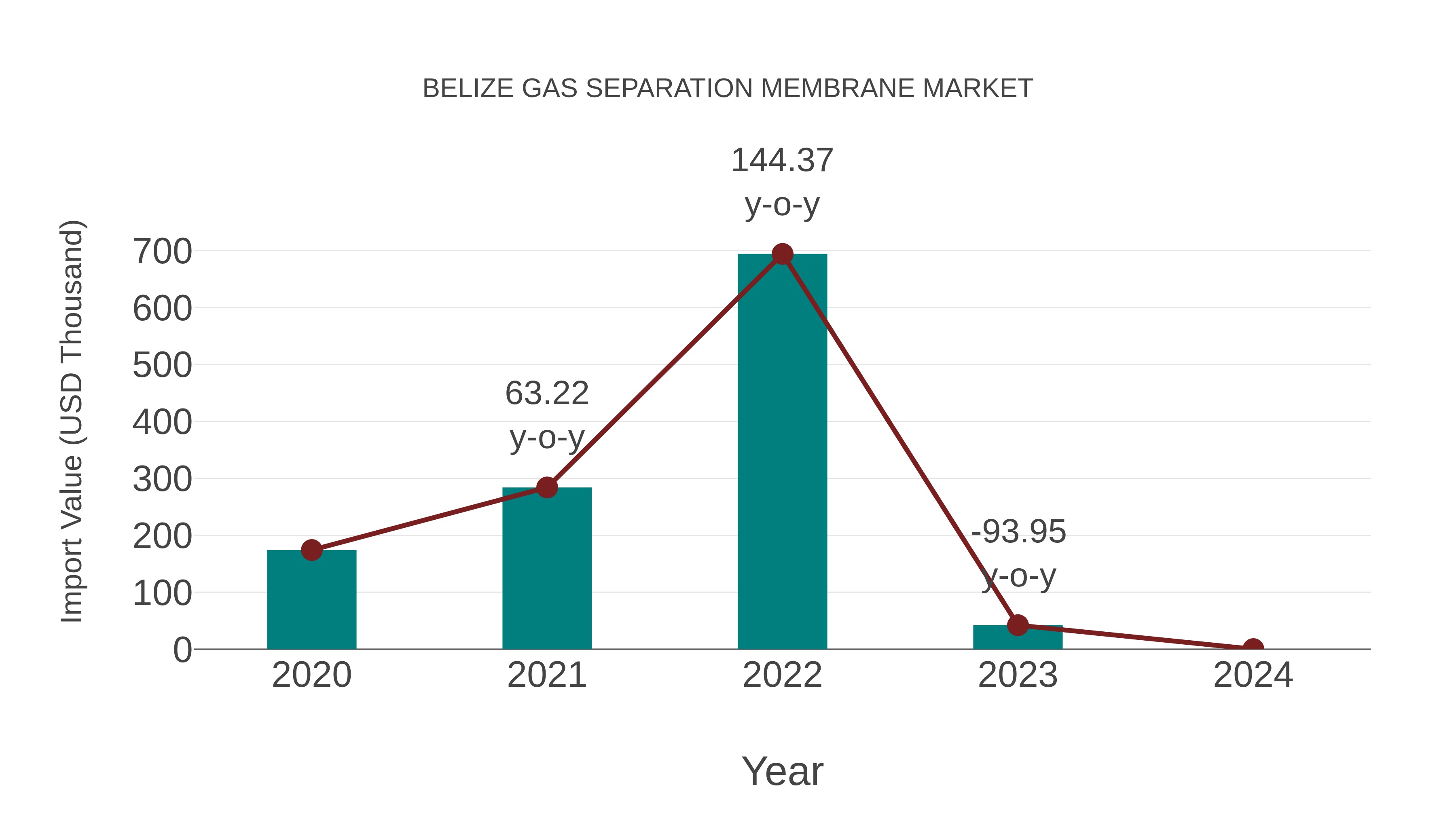  Belize Gas Separation Membrane Market: Import Trend Analysis