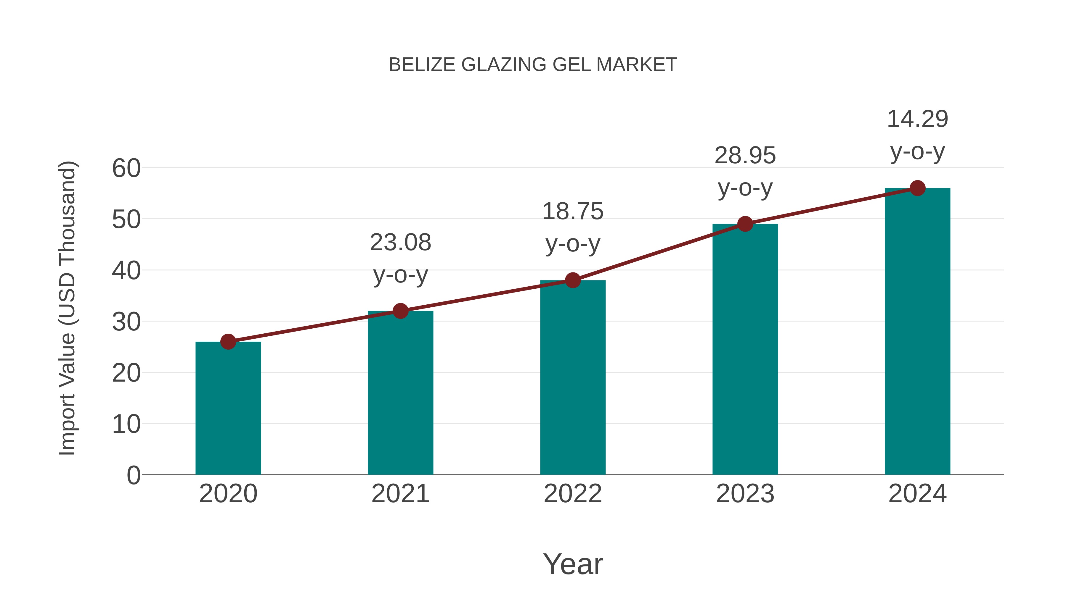 Belize Glazing Gel Market: Import Trend Analysis