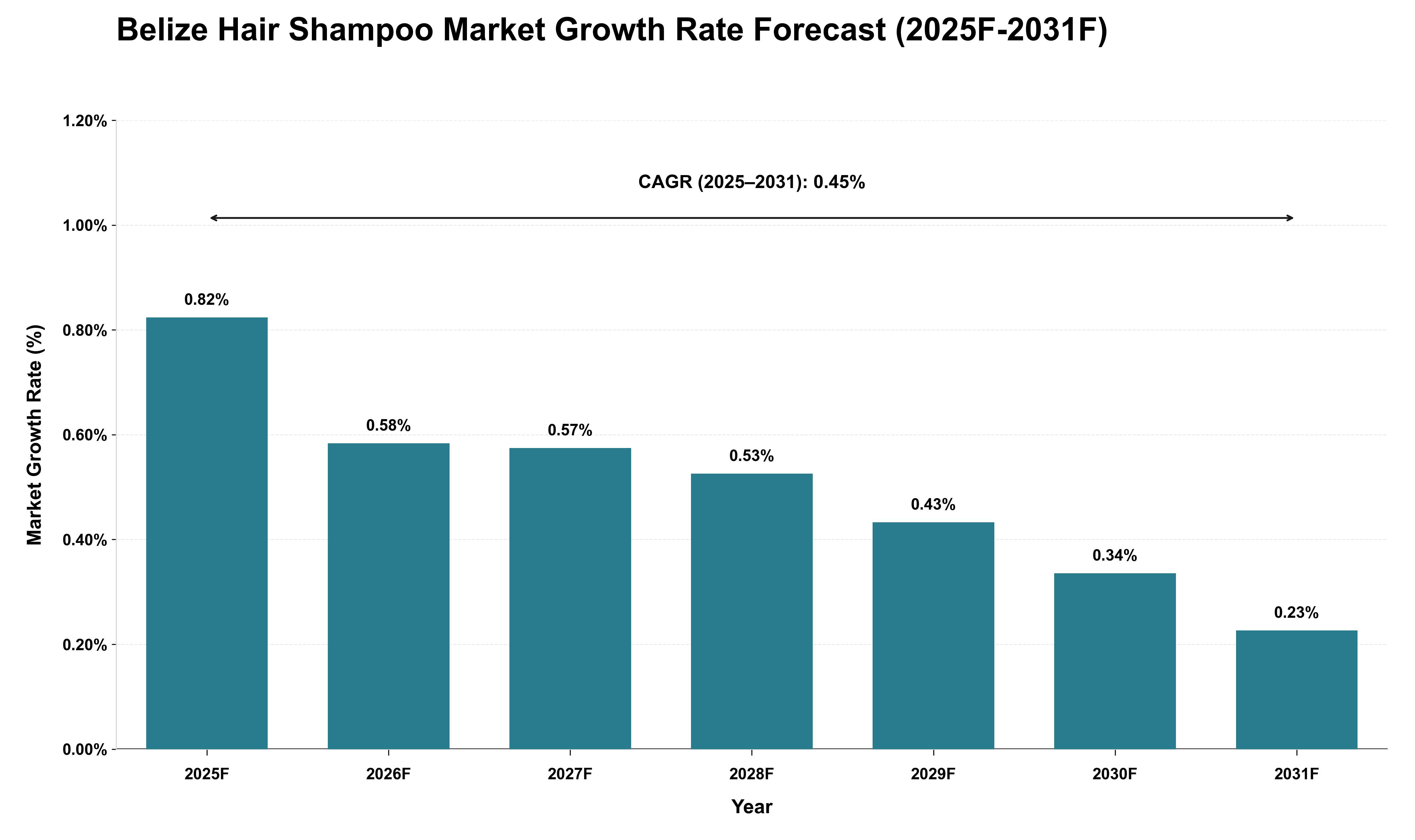 Belize Hair Shampoo Market Growth Rate Analysis (2025 - 2031)