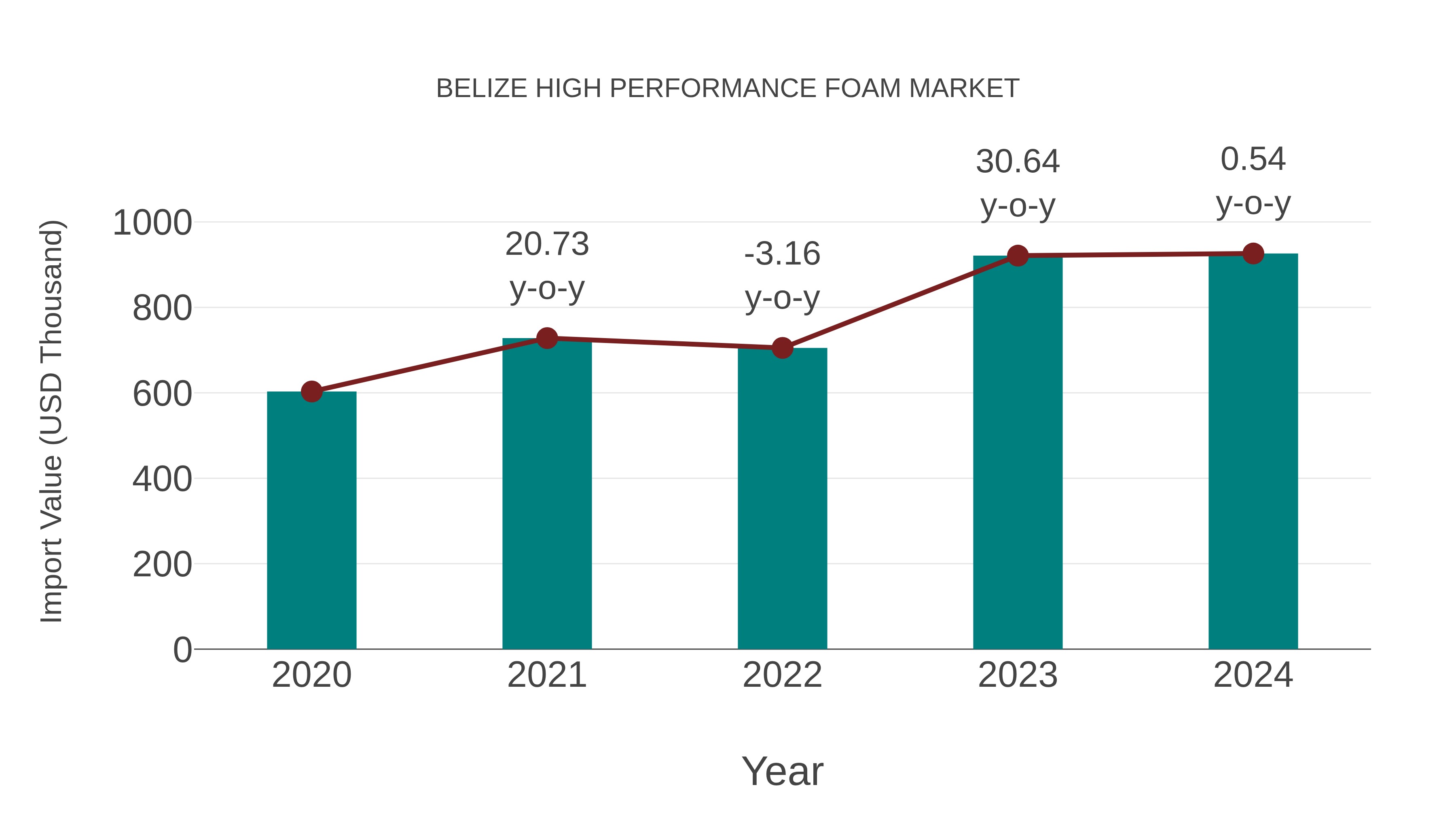 Belize High Performance Foam Market: Import Trend Analysis