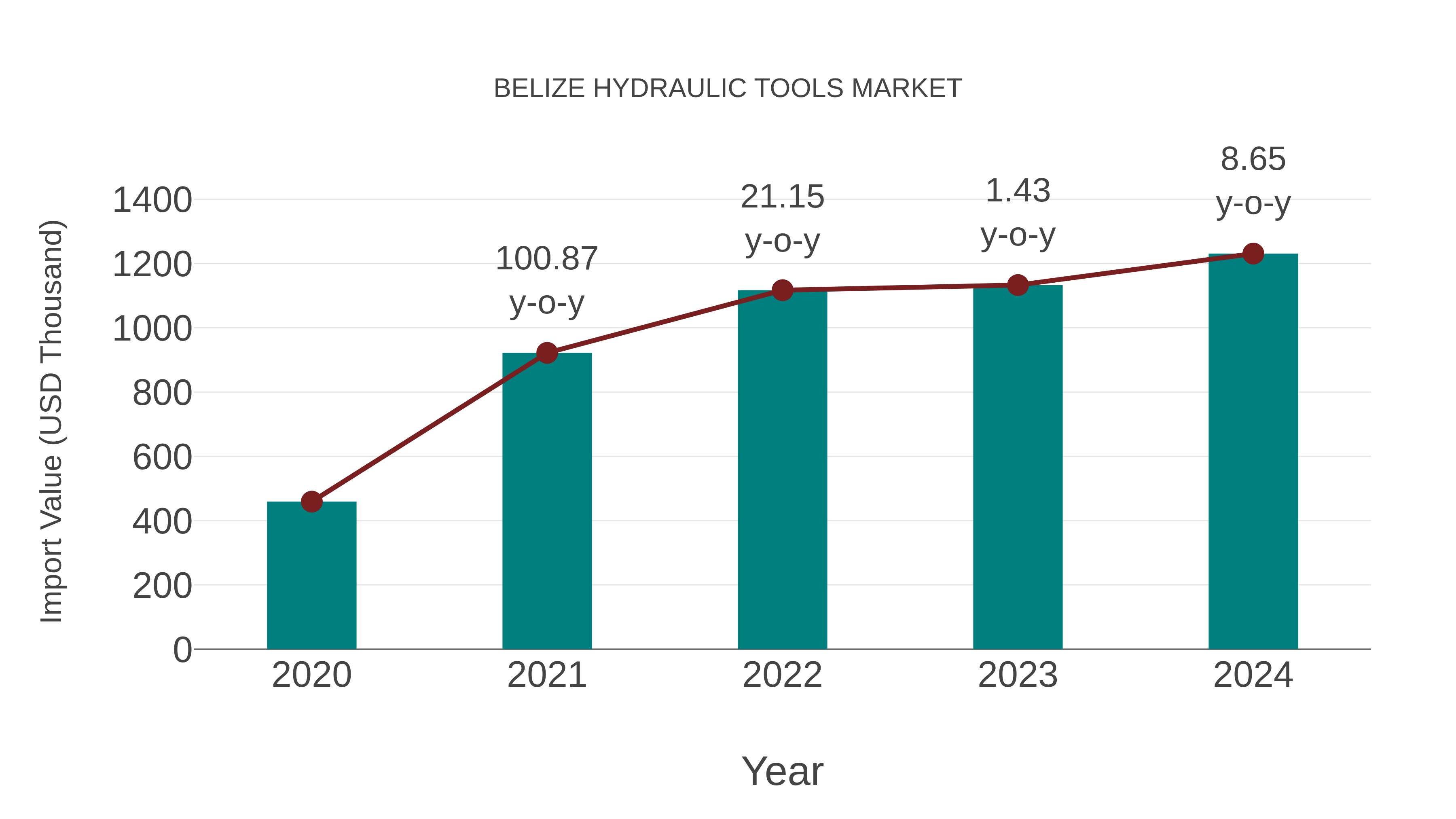  Belize Hydraulic Tools Market: Import Trend Analysis