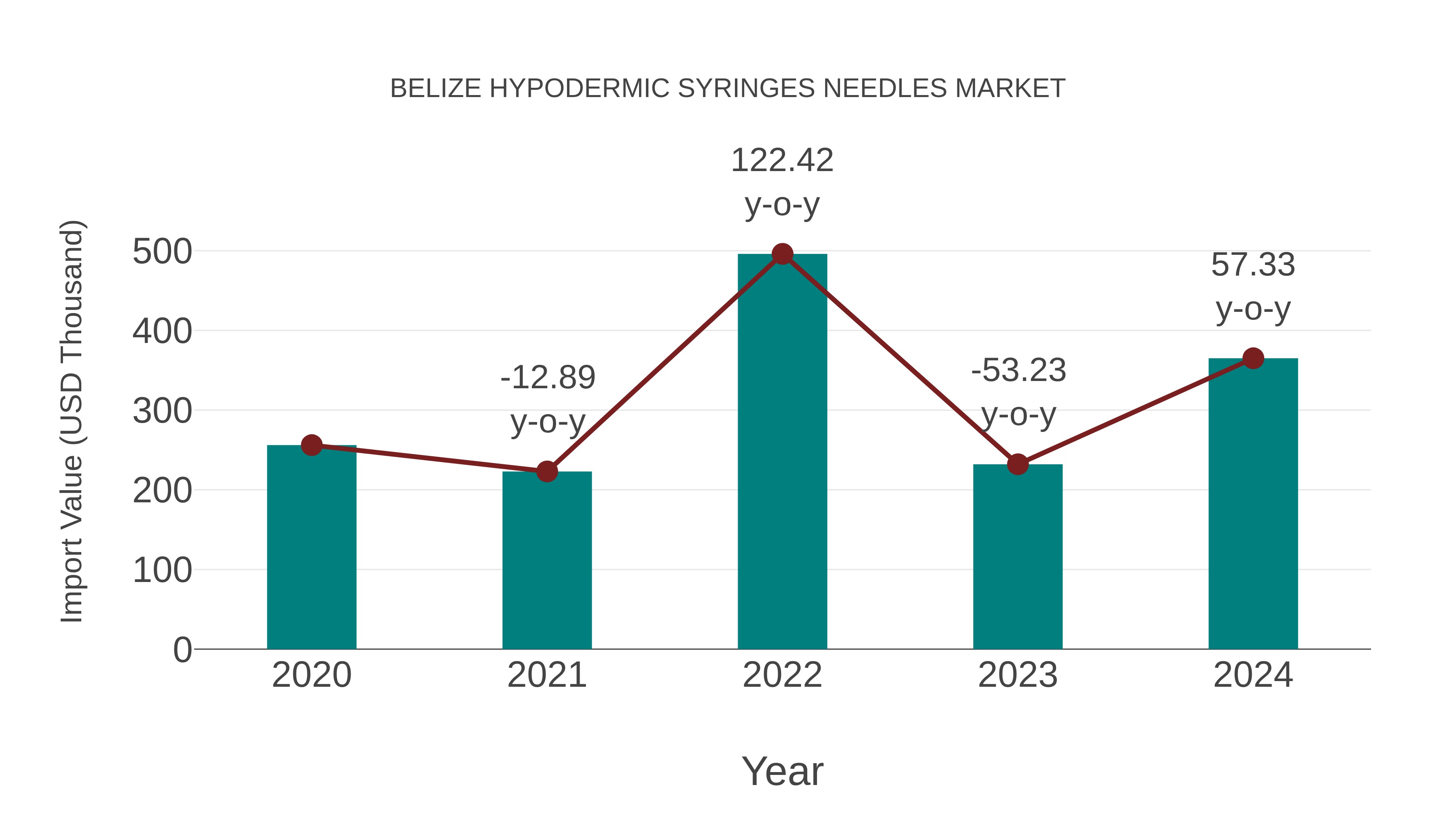  Belize Hypodermic Syringes Needles Market: Import Trend Analysis