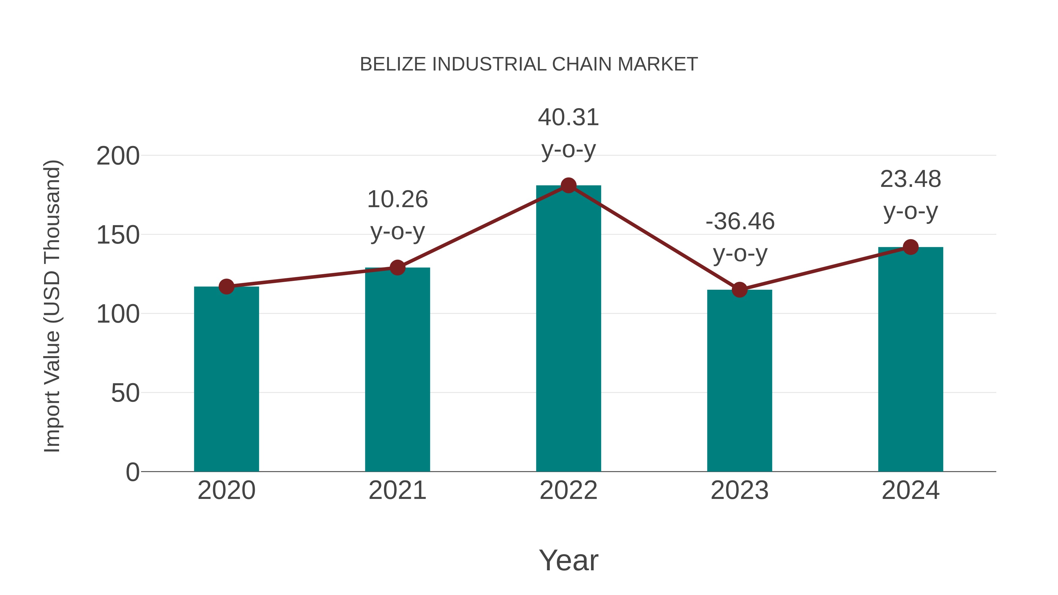  Belize Industrial Chain Market: Import Trend Analysis