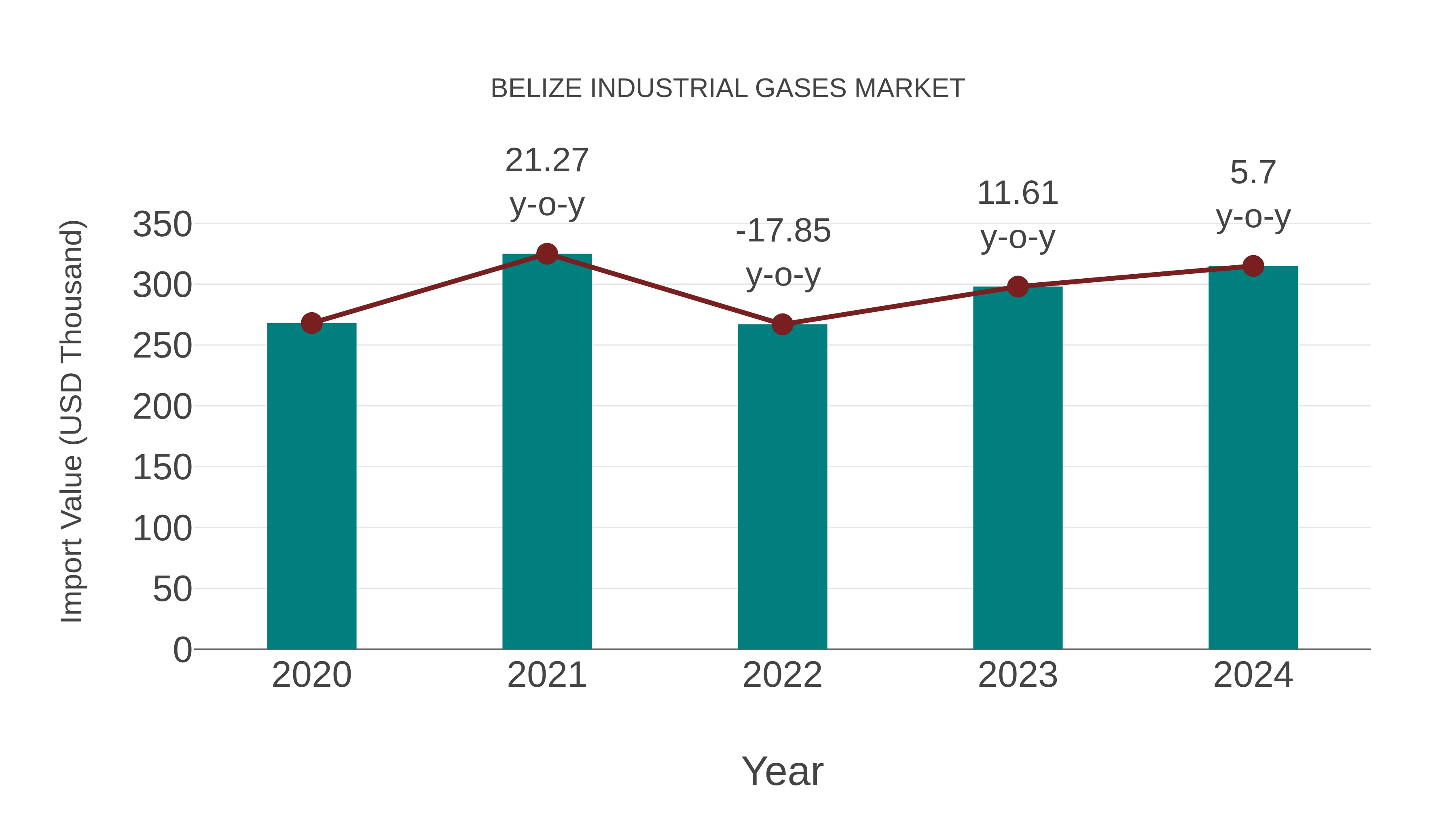  Belize Industrial Gases Market: Import Trend Analysis
