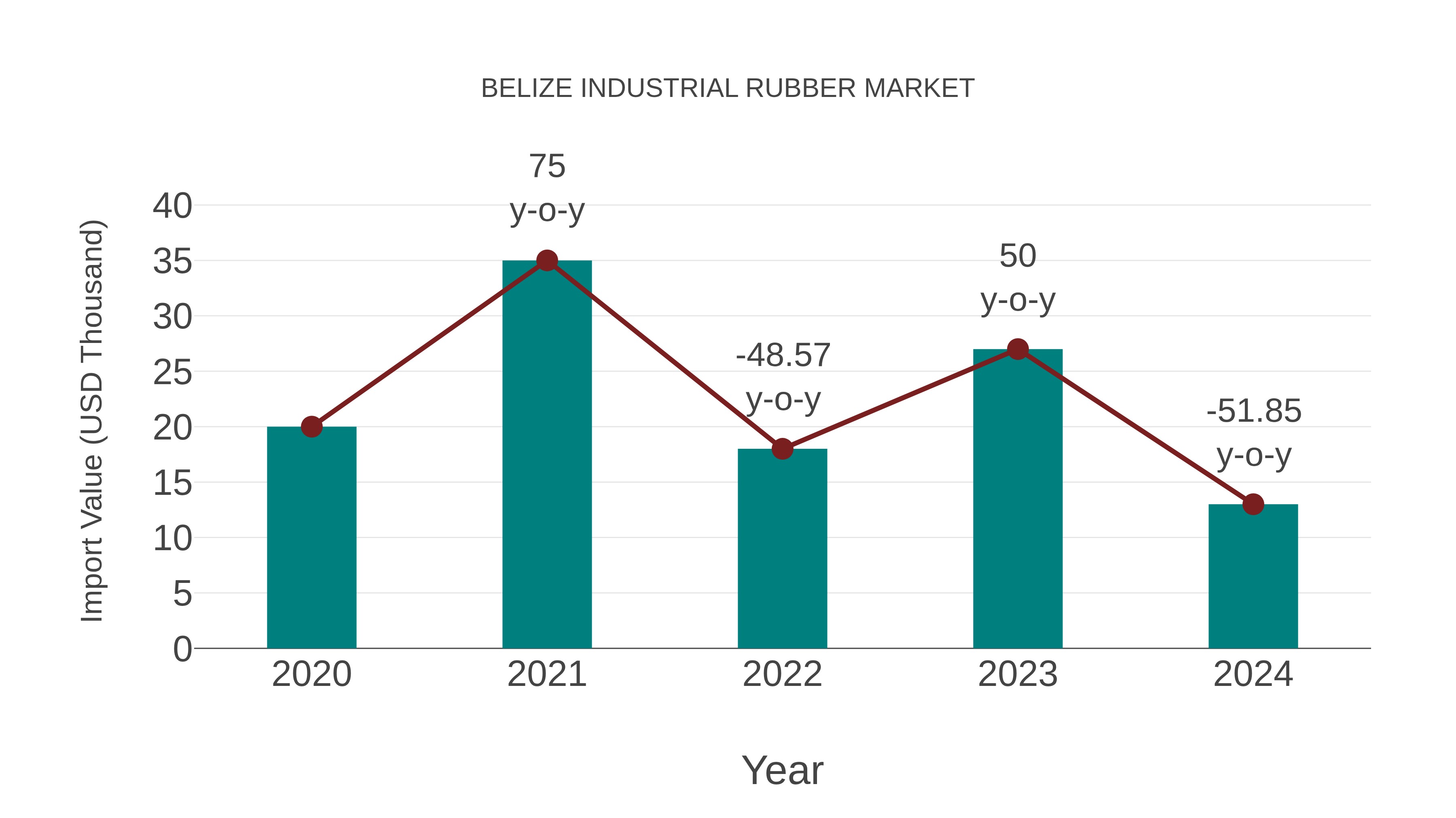  Belize Industrial Rubber Market: Import Trend Analysis