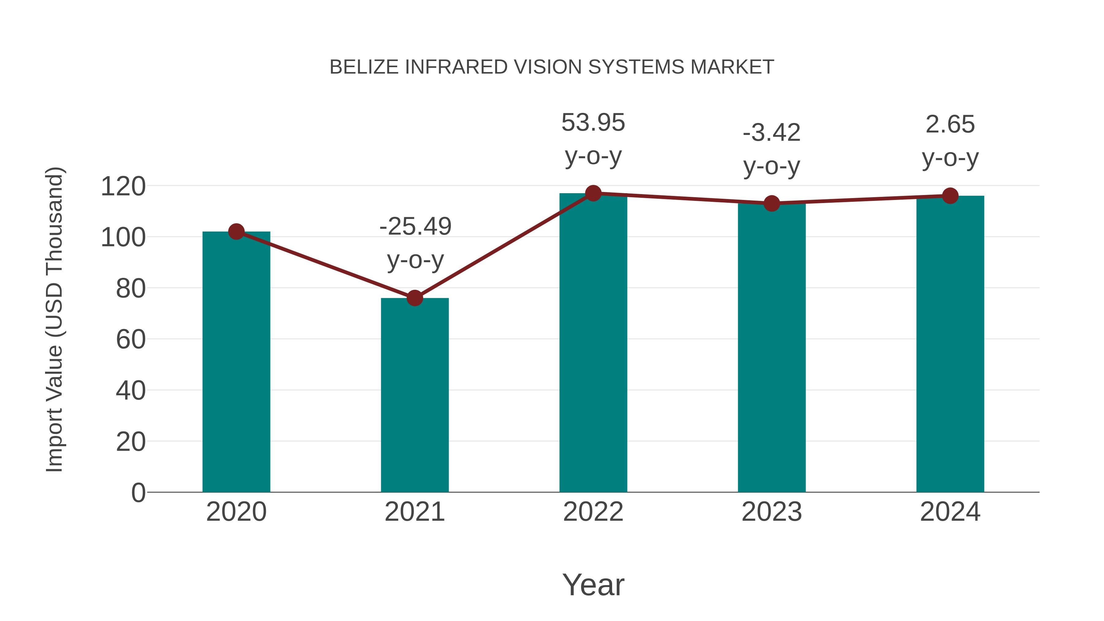  Belize Infrared Vision Systems Market: Import Trend Analysis