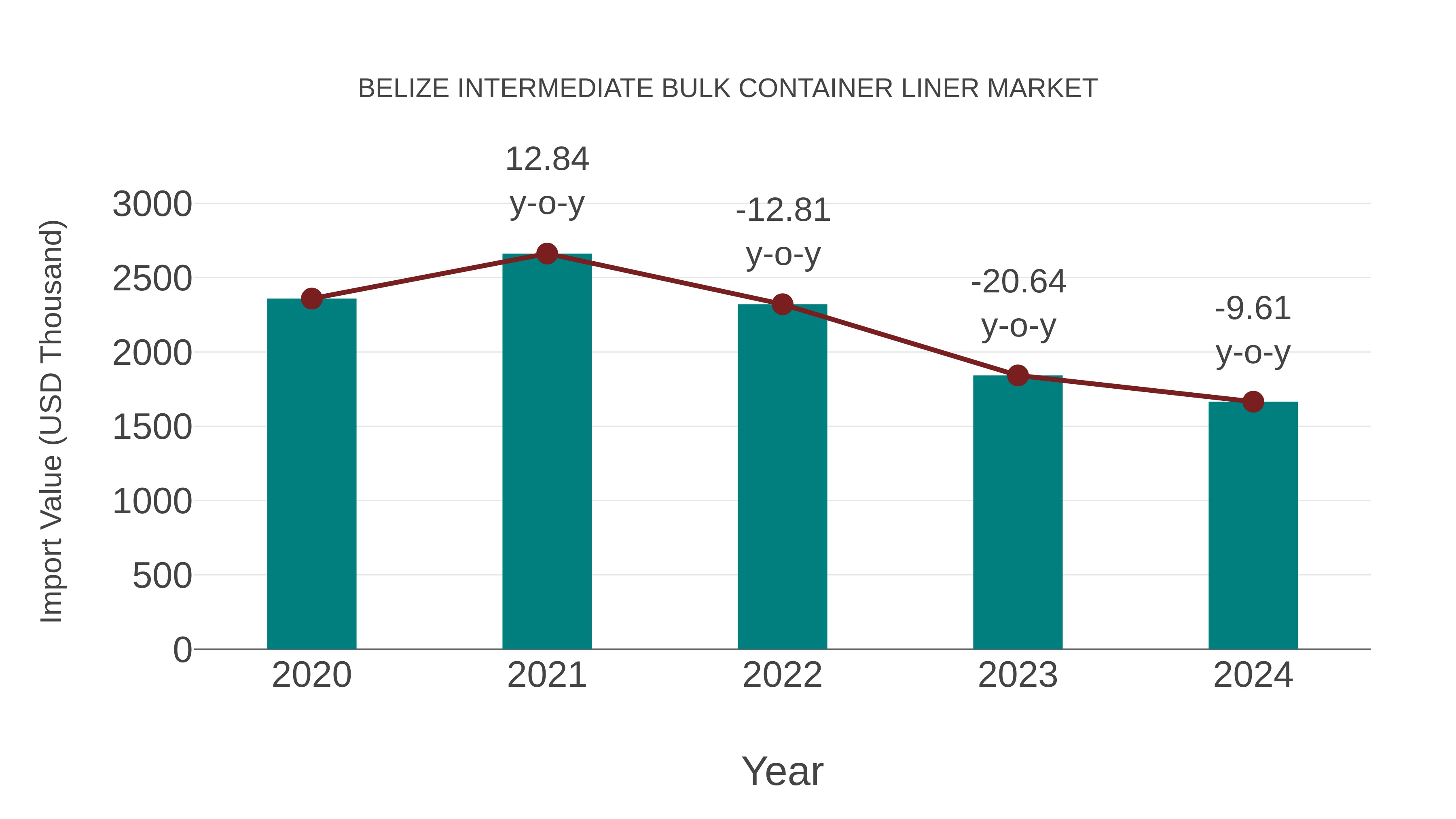  Belize Intermediate Bulk Container Liner Market: Import Trend Analysis