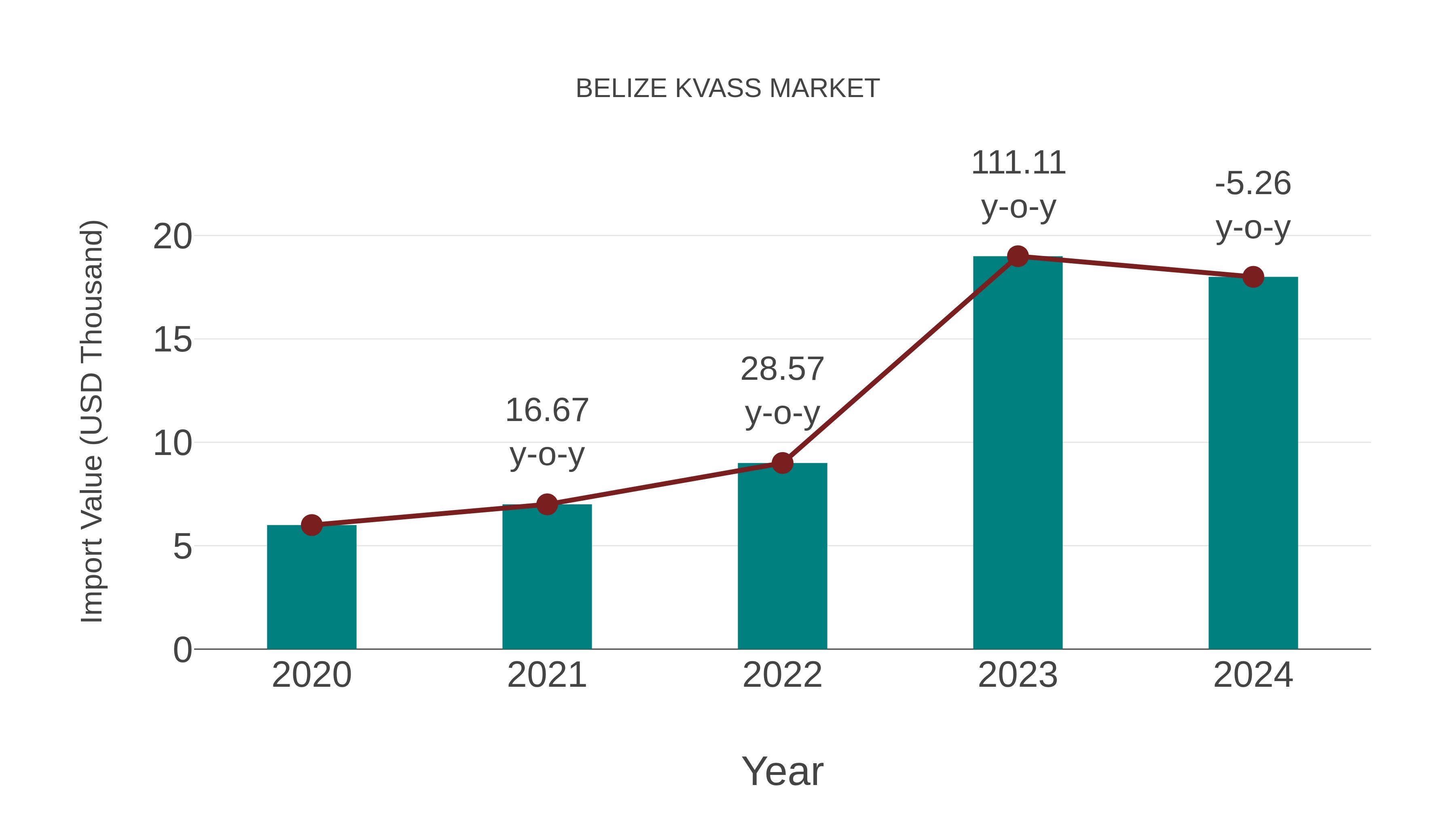  Belize Kvass Market: Import Trend Analysis