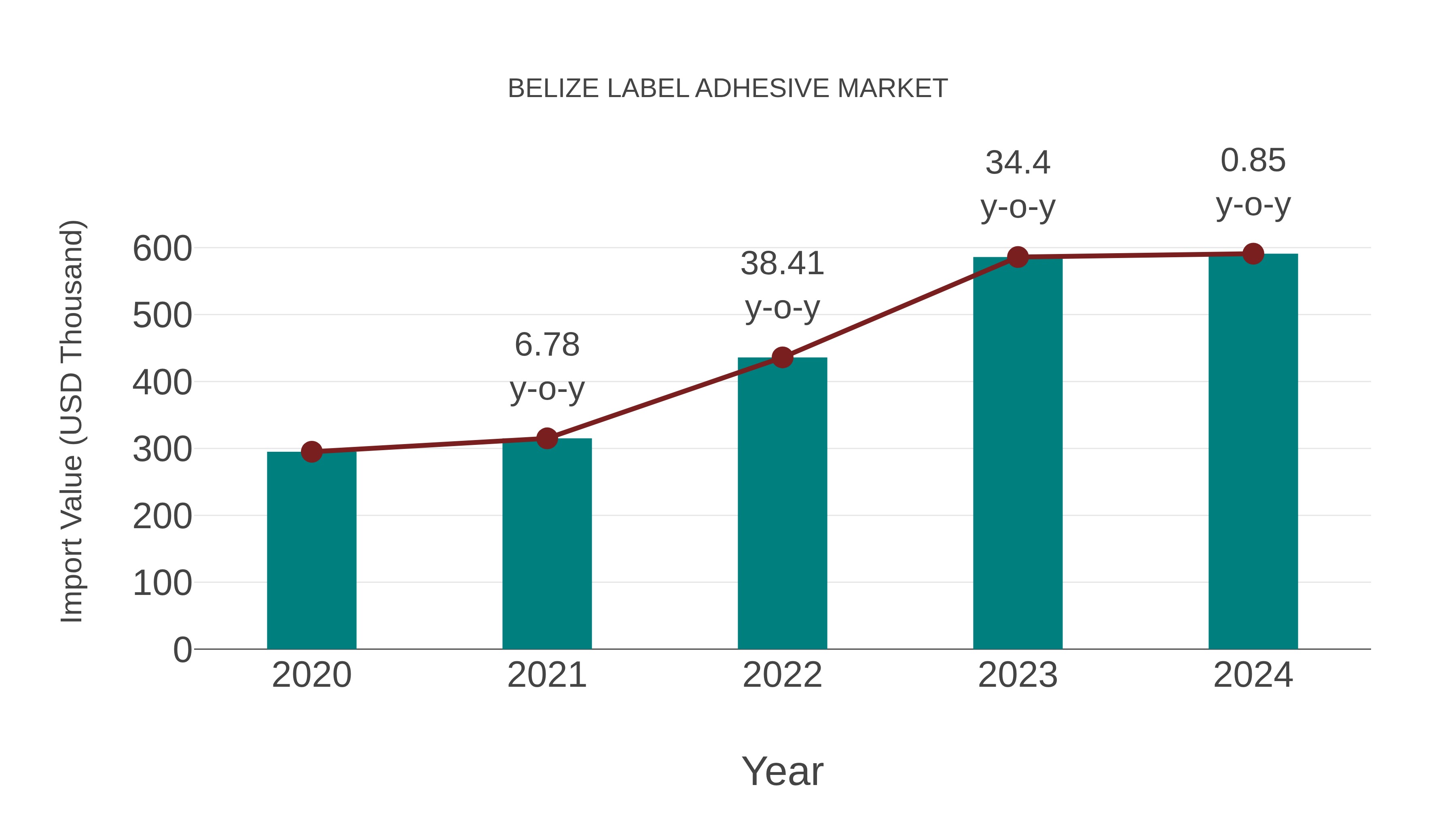 Belize Label Adhesive Market: Import Trend Analysis