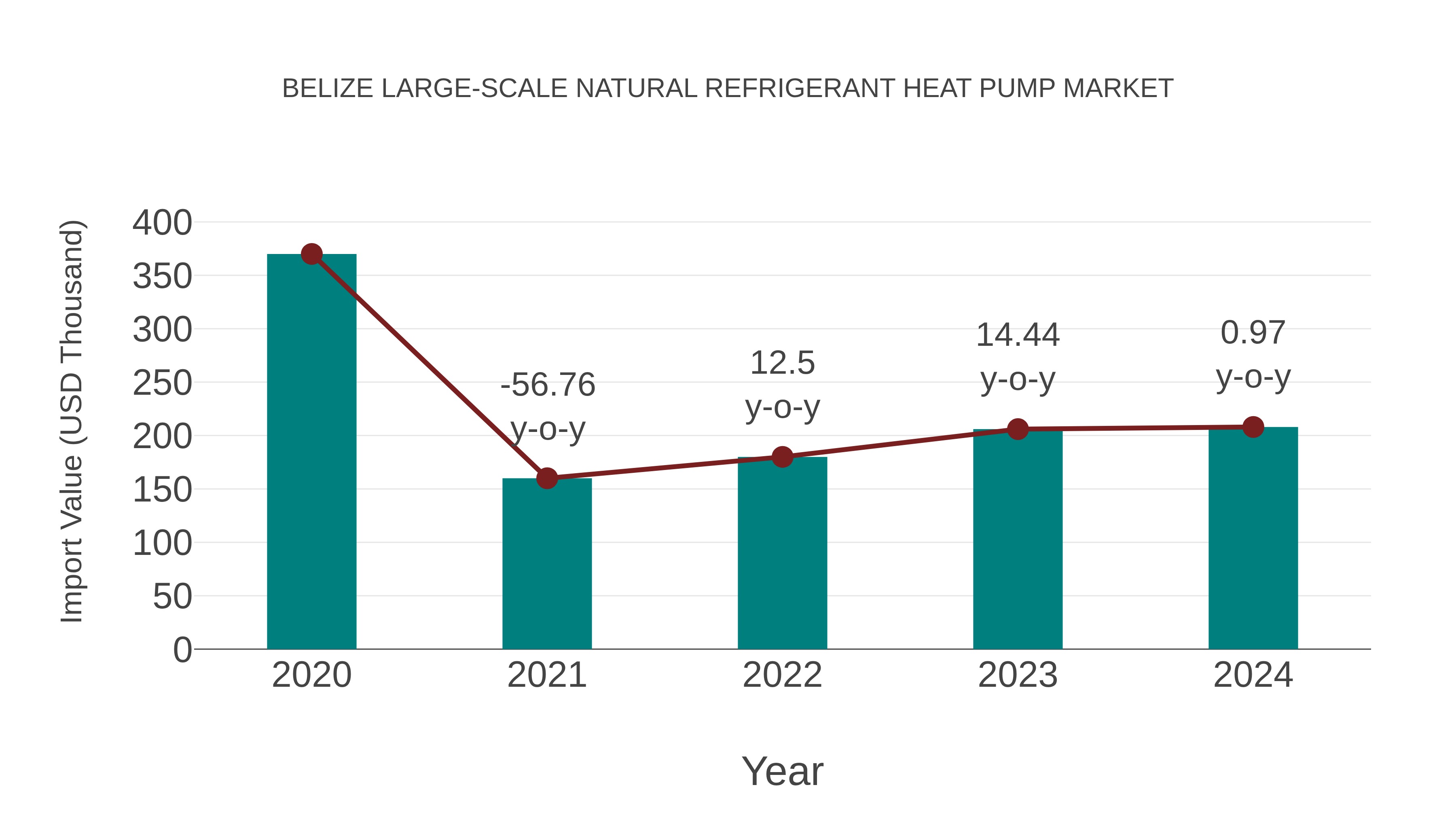  Belize Large-scale Natural Refrigerant Heat Pump Market: Import Trend Analysis