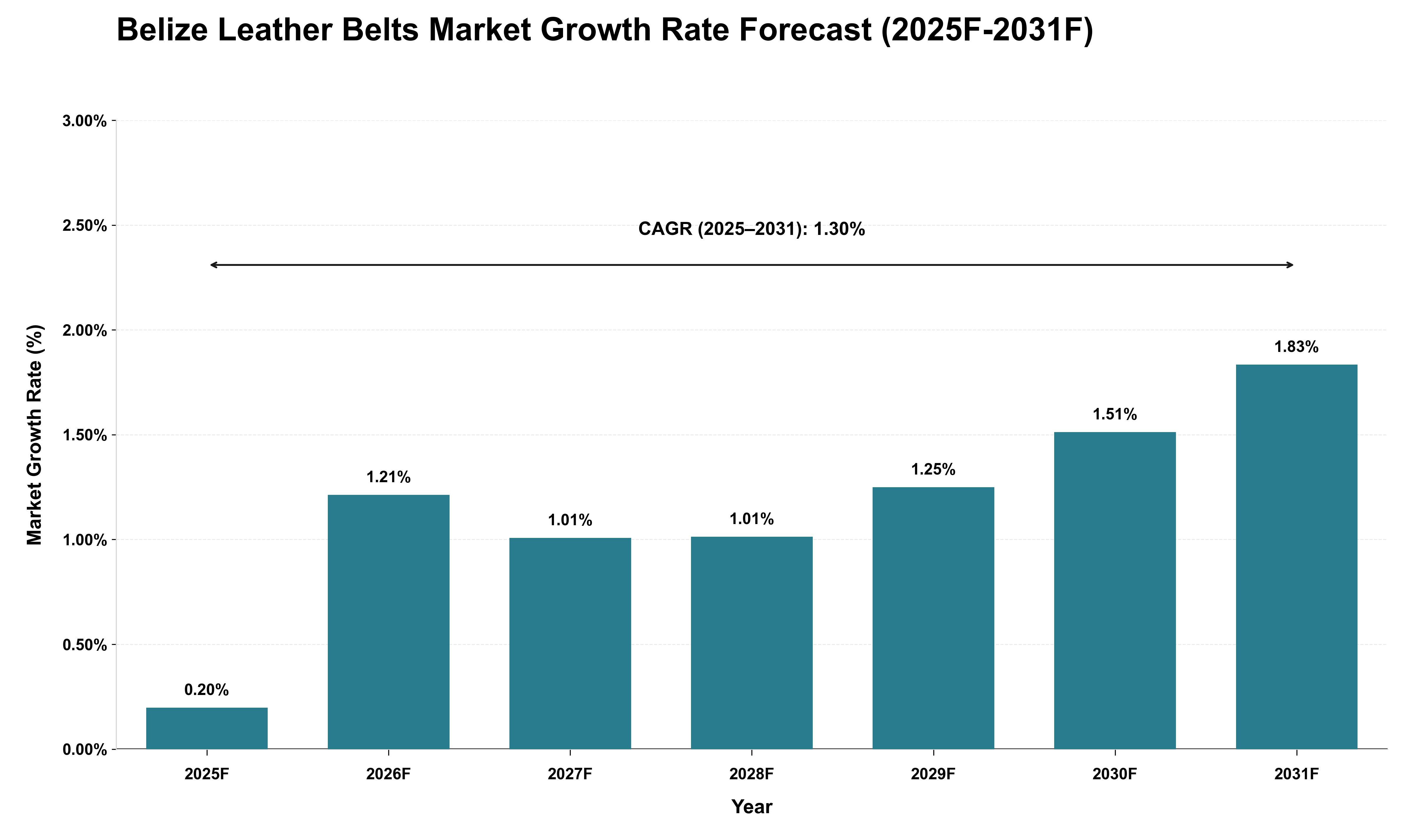 Belize Leather Belts Market Growth Rate Analysis (2025 - 2031)