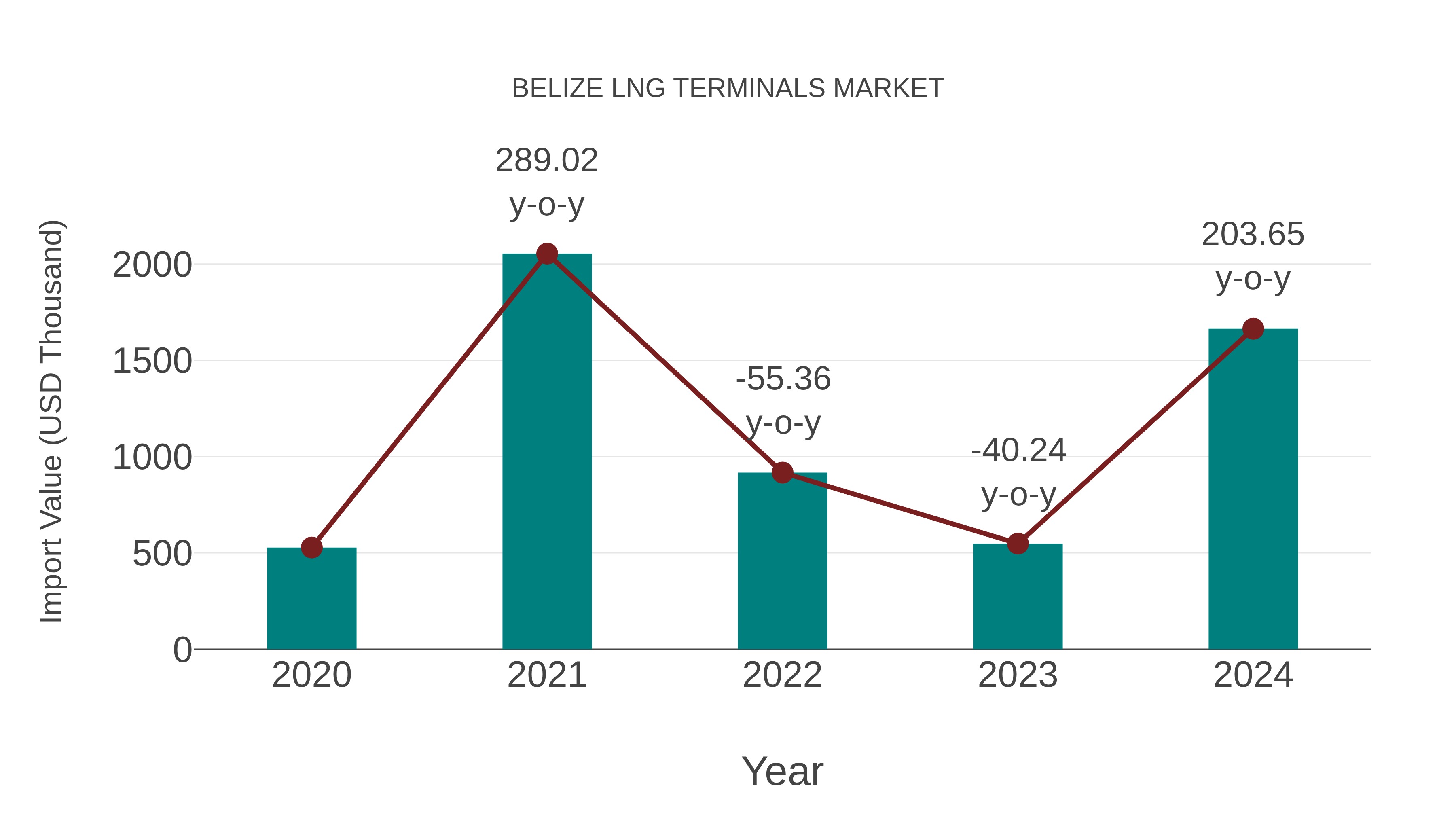  Belize Lng Terminals Market: Import Trend Analysis