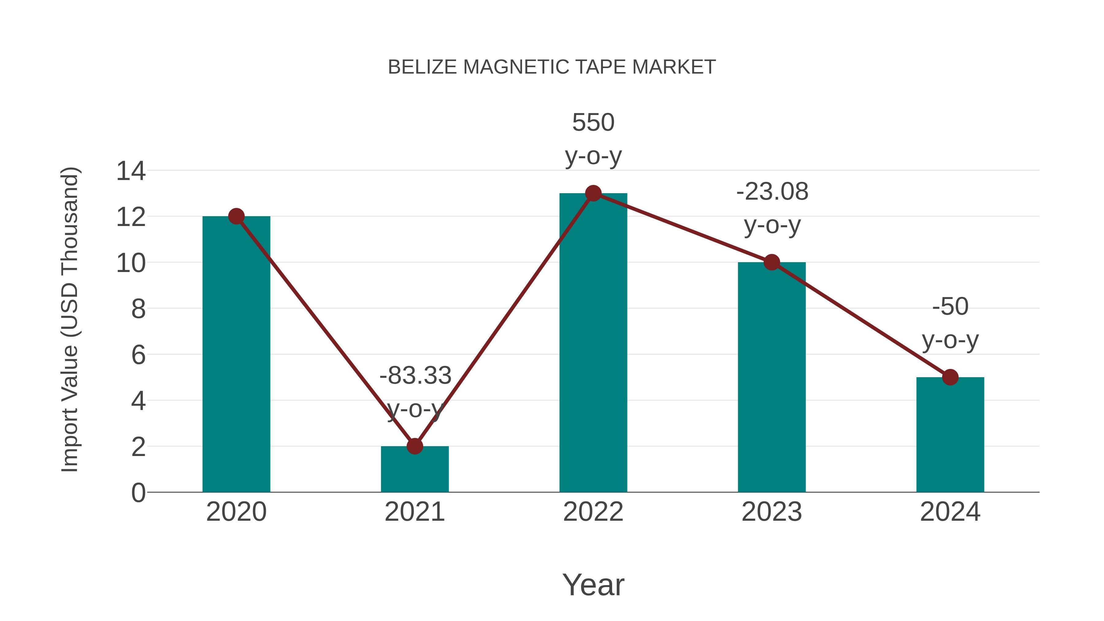  Belize Magnetic Tape Market: Import Trend Analysis