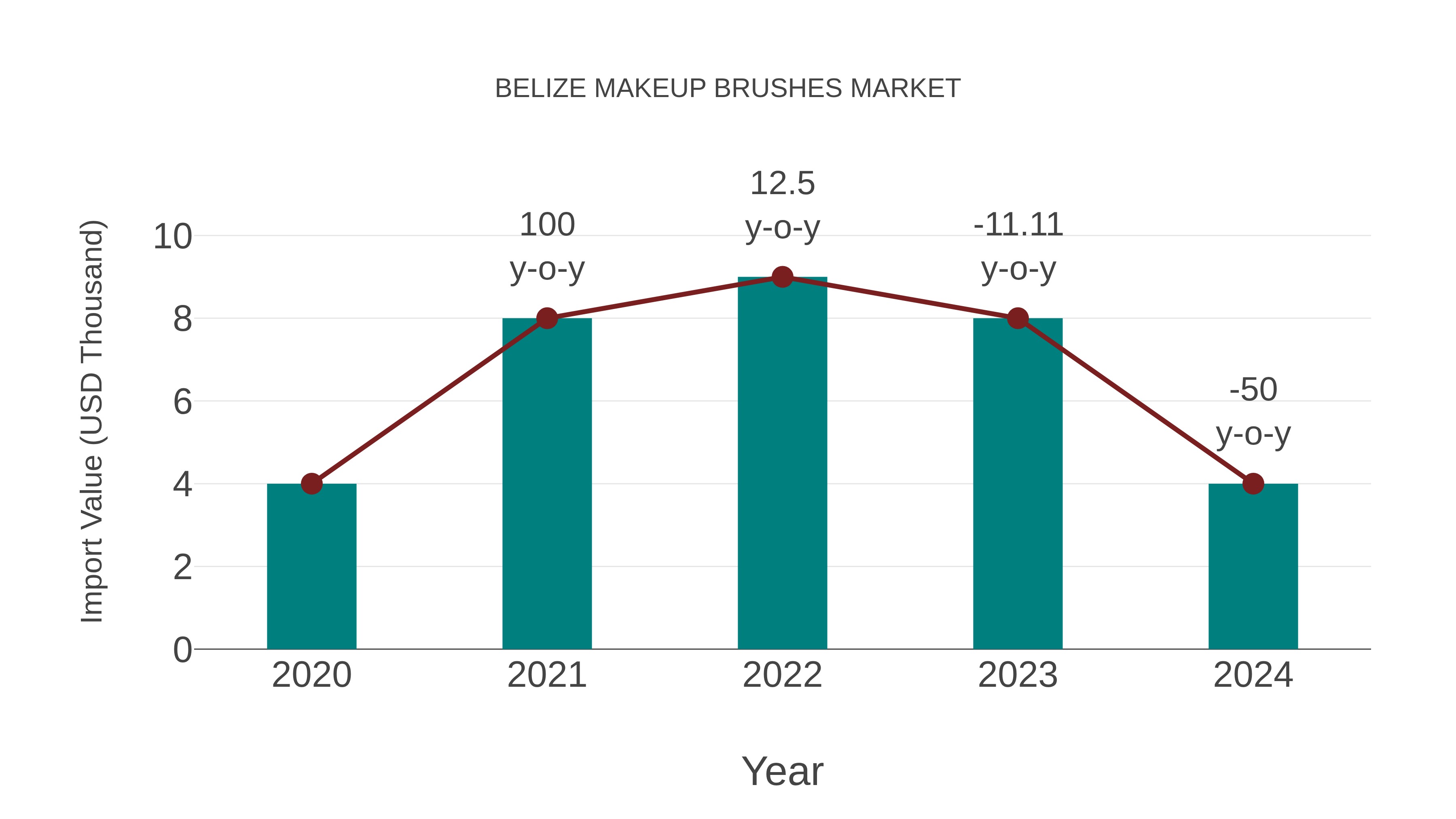  Belize Makeup Brushes Market: Import Trend Analysis