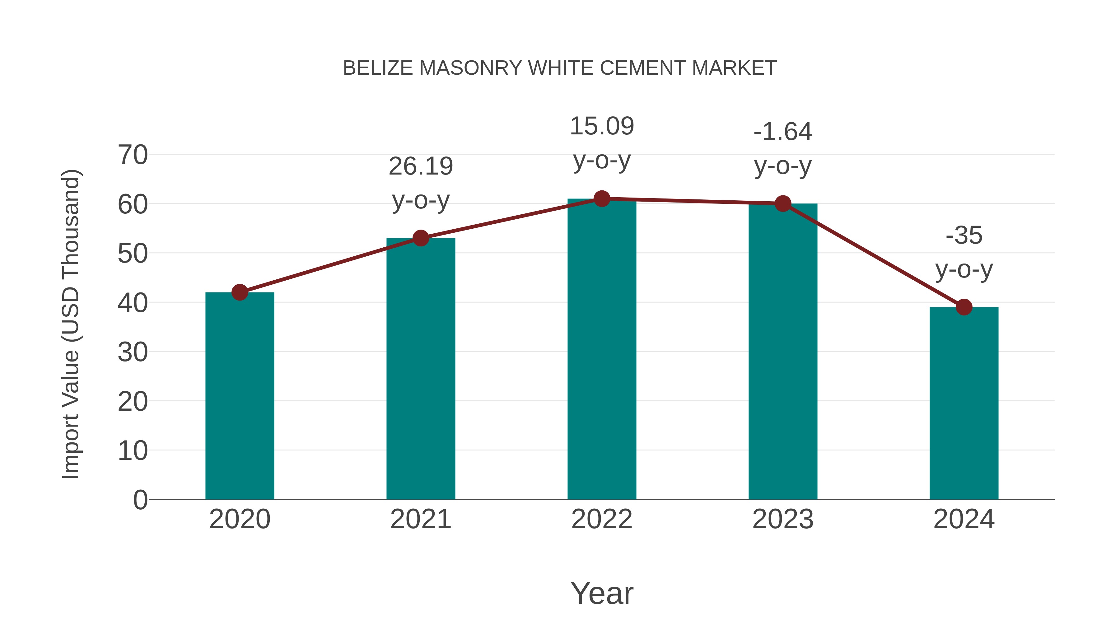  Belize Masonry White Cement Market: Import Trend Analysis
