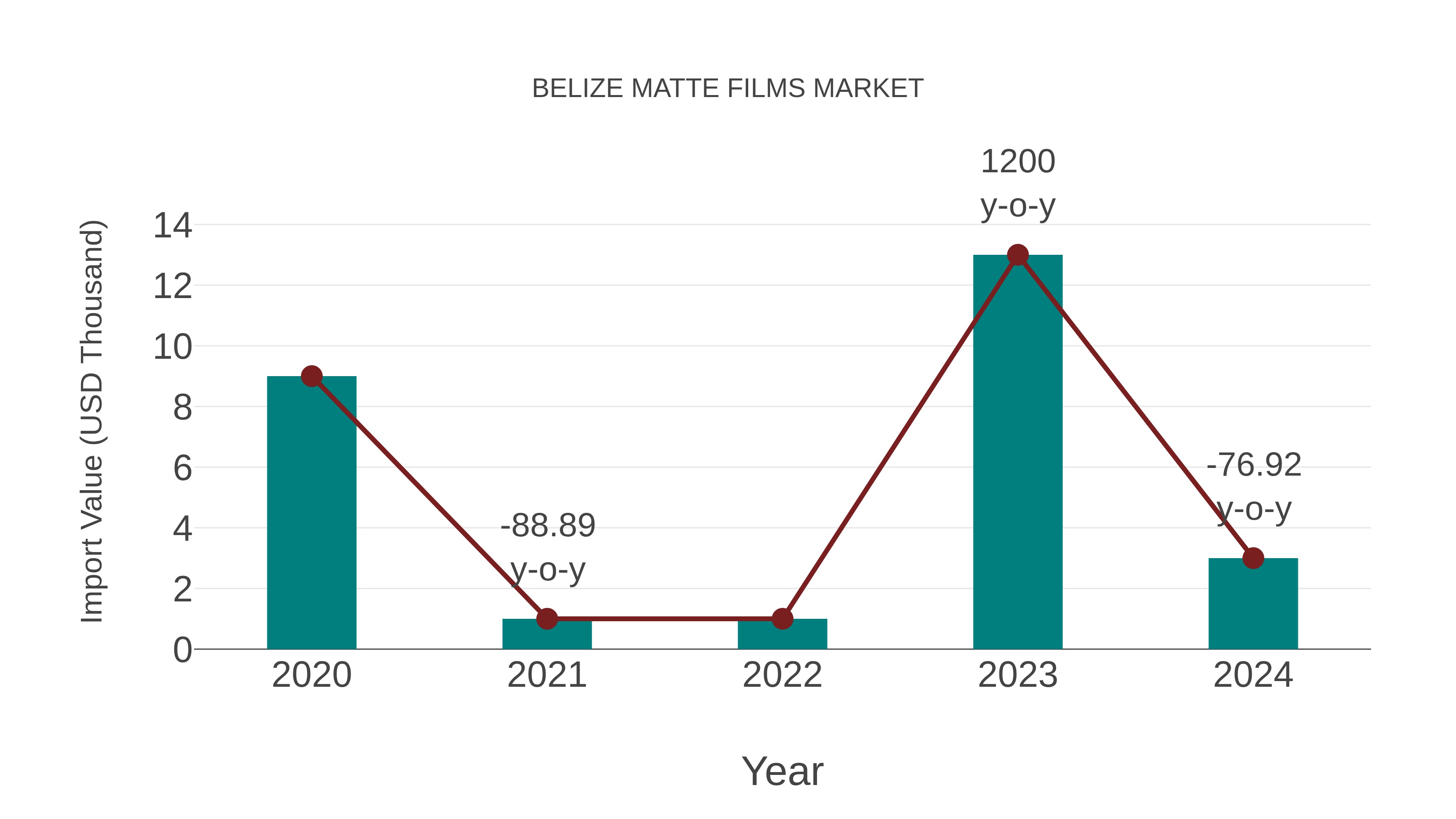 Belize Matte Films Market: Import Trend Analysis