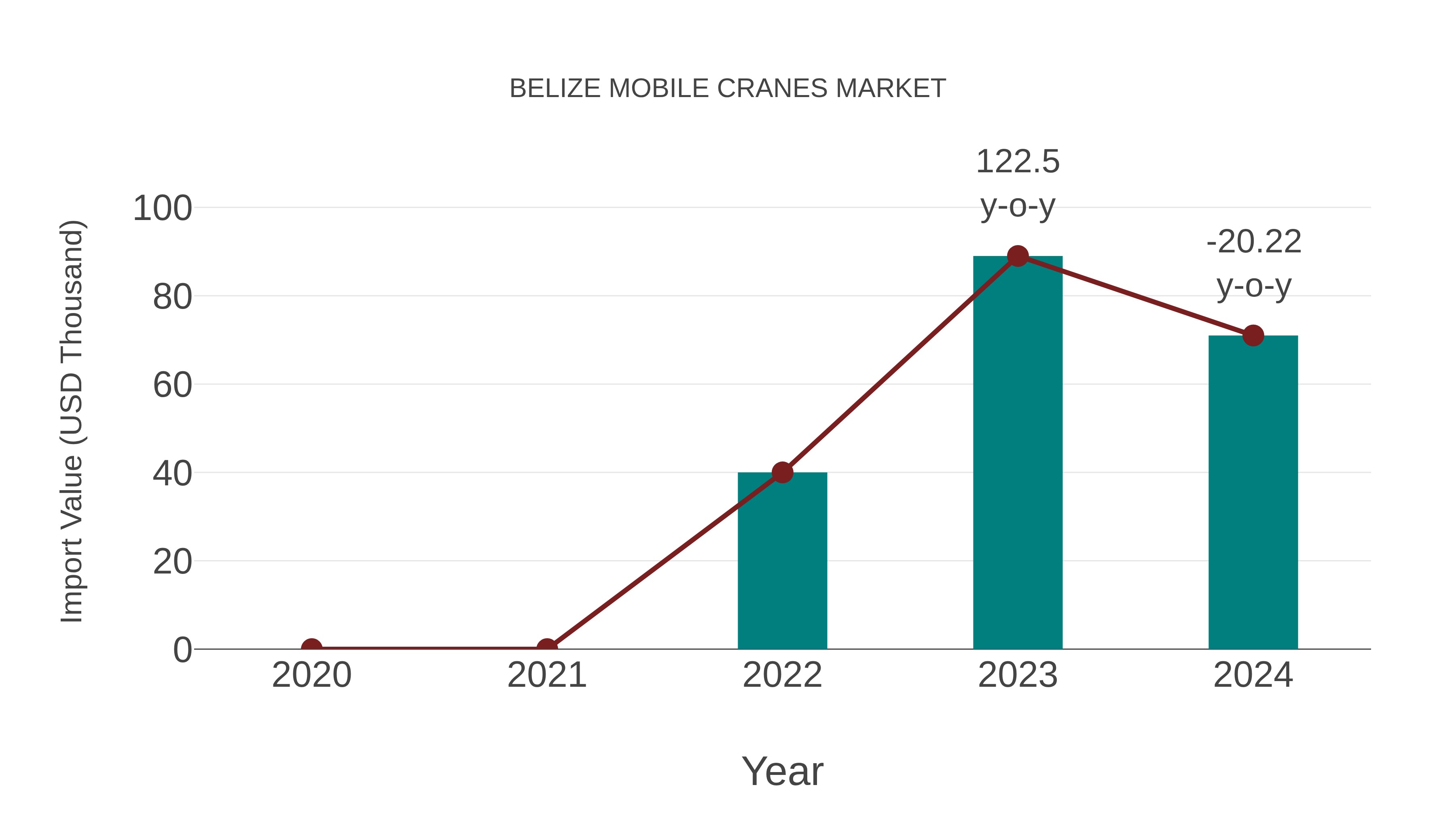  Belize Mobile Cranes Market: Import Trend Analysis