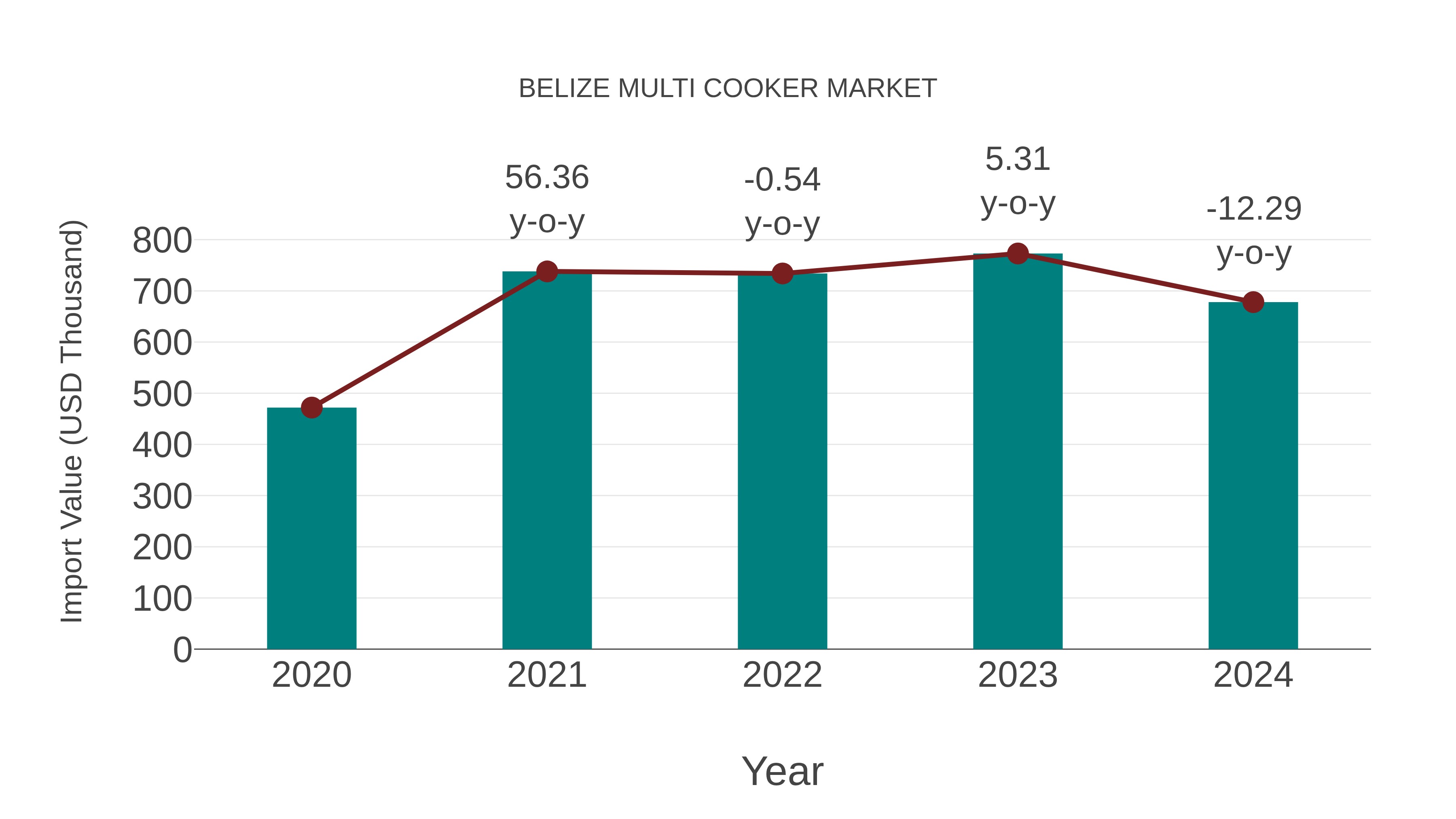  Belize Multi Cooker Market: Import Trend Analysis