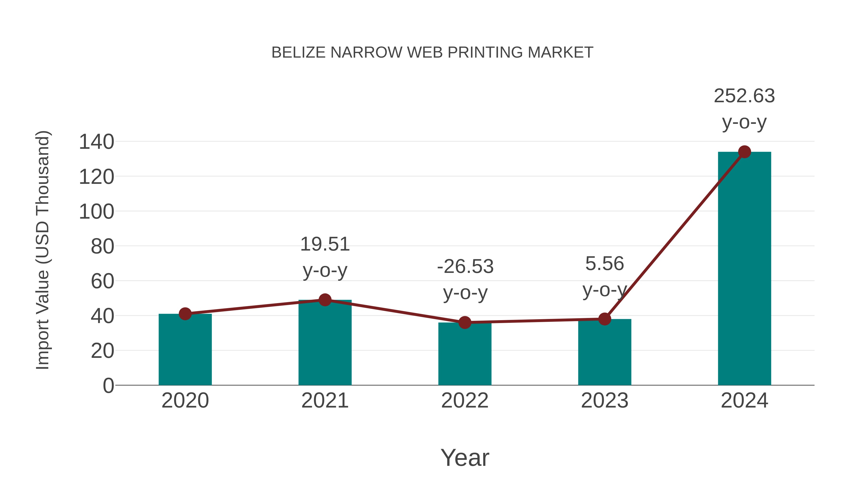  Belize Narrow Web Printing Market: Import Trend Analysis