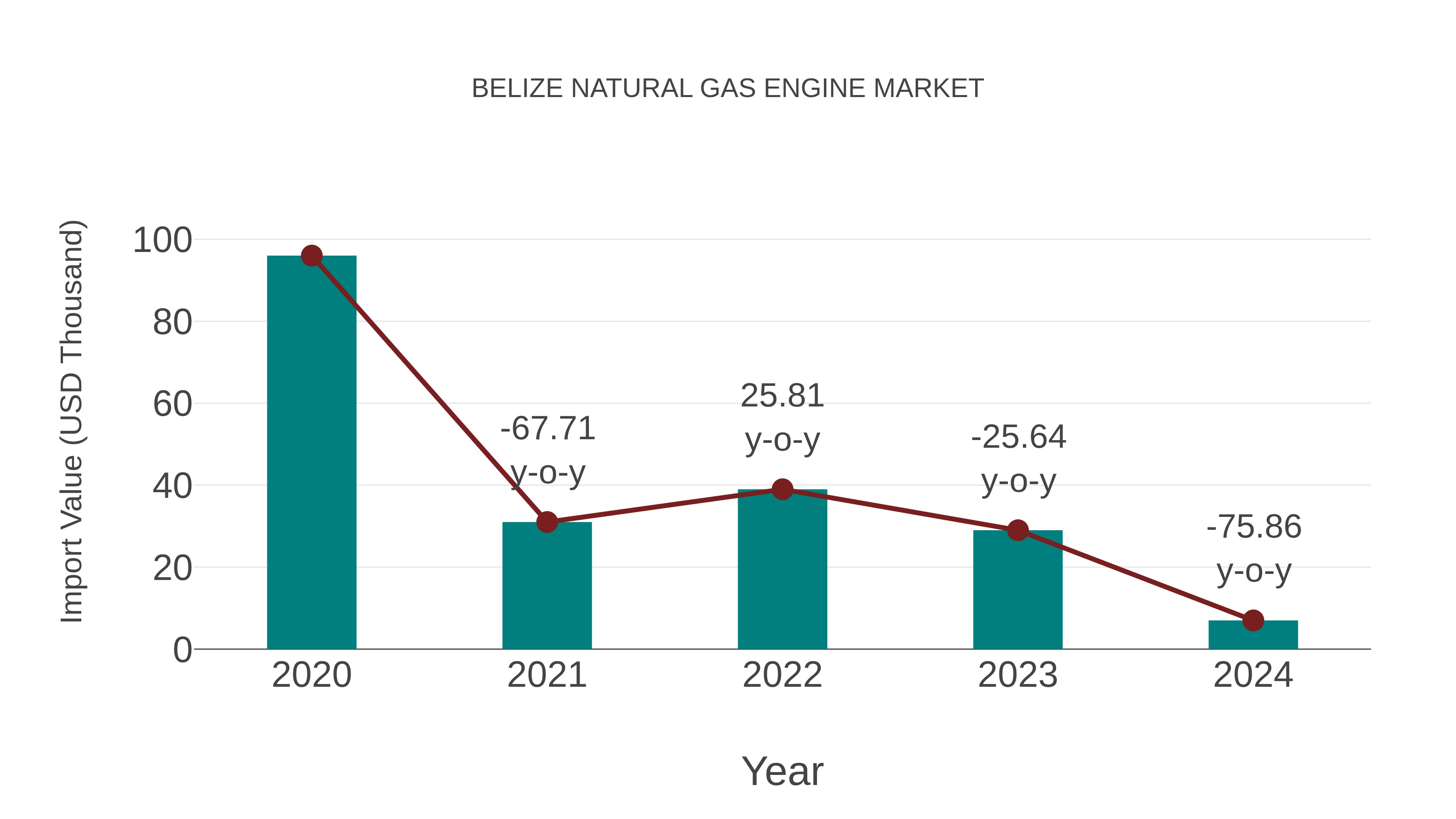  Belize Natural Gas Engine Market: Import Trend Analysis