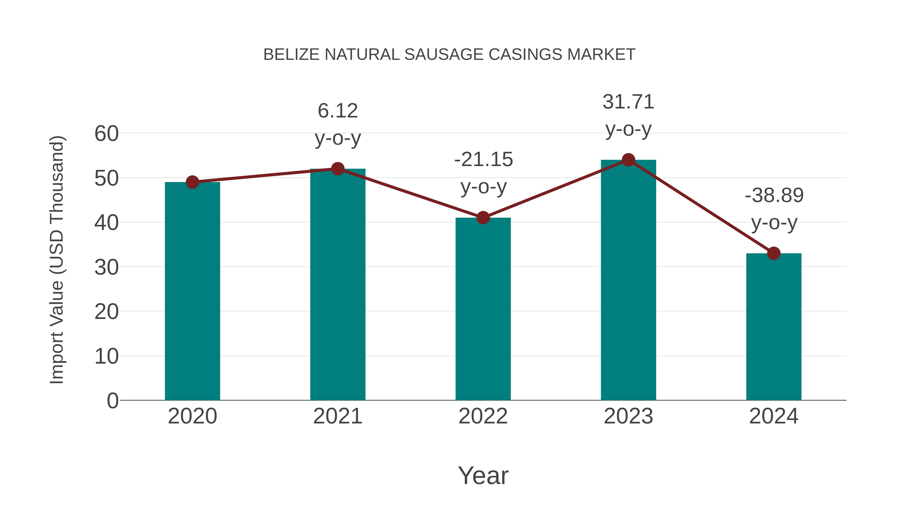  Belize Natural Sausage Casings Market: Import Trend Analysis