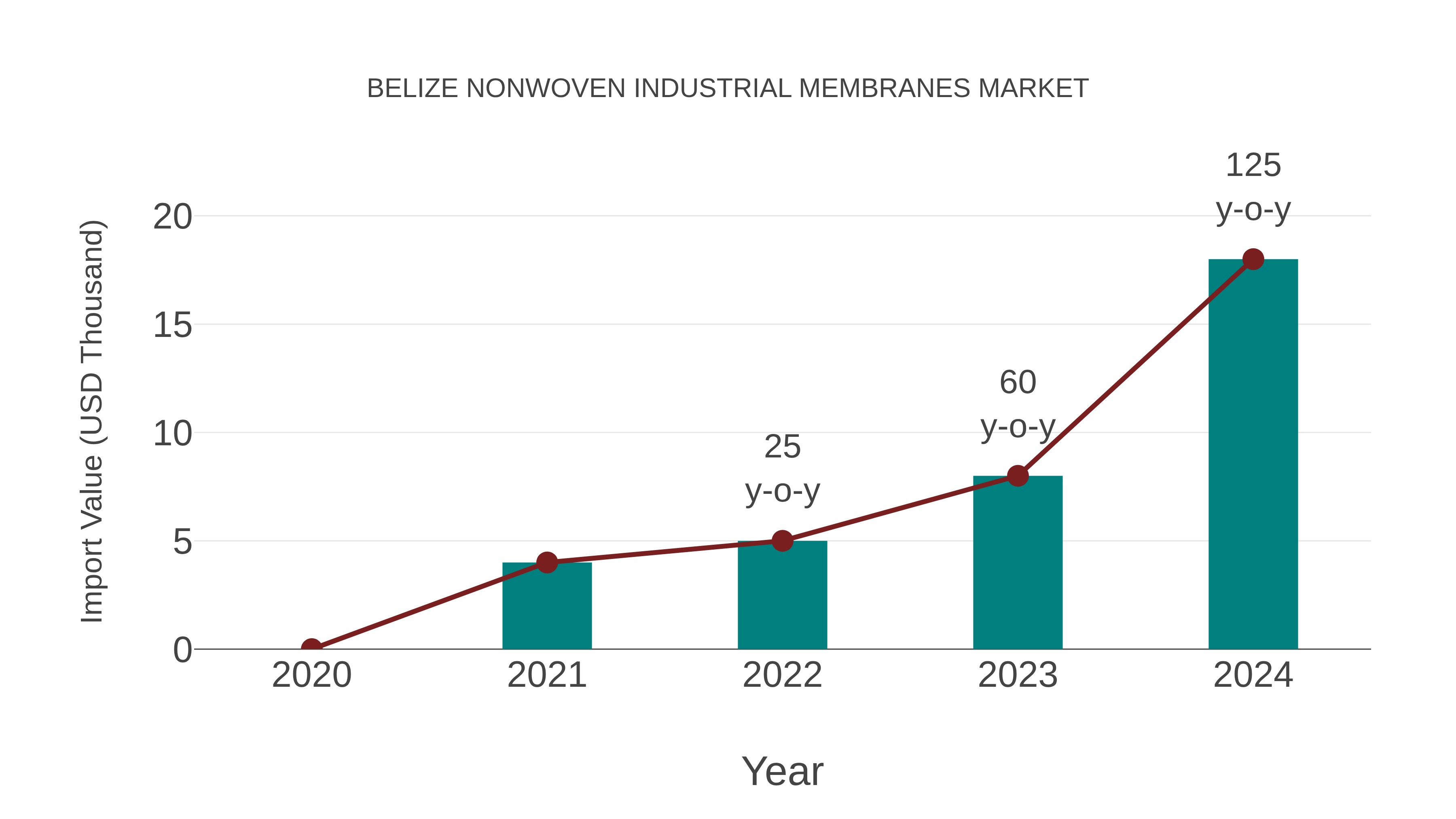  Belize Nonwoven Industrial Membranes Market: Import Trend Analysis