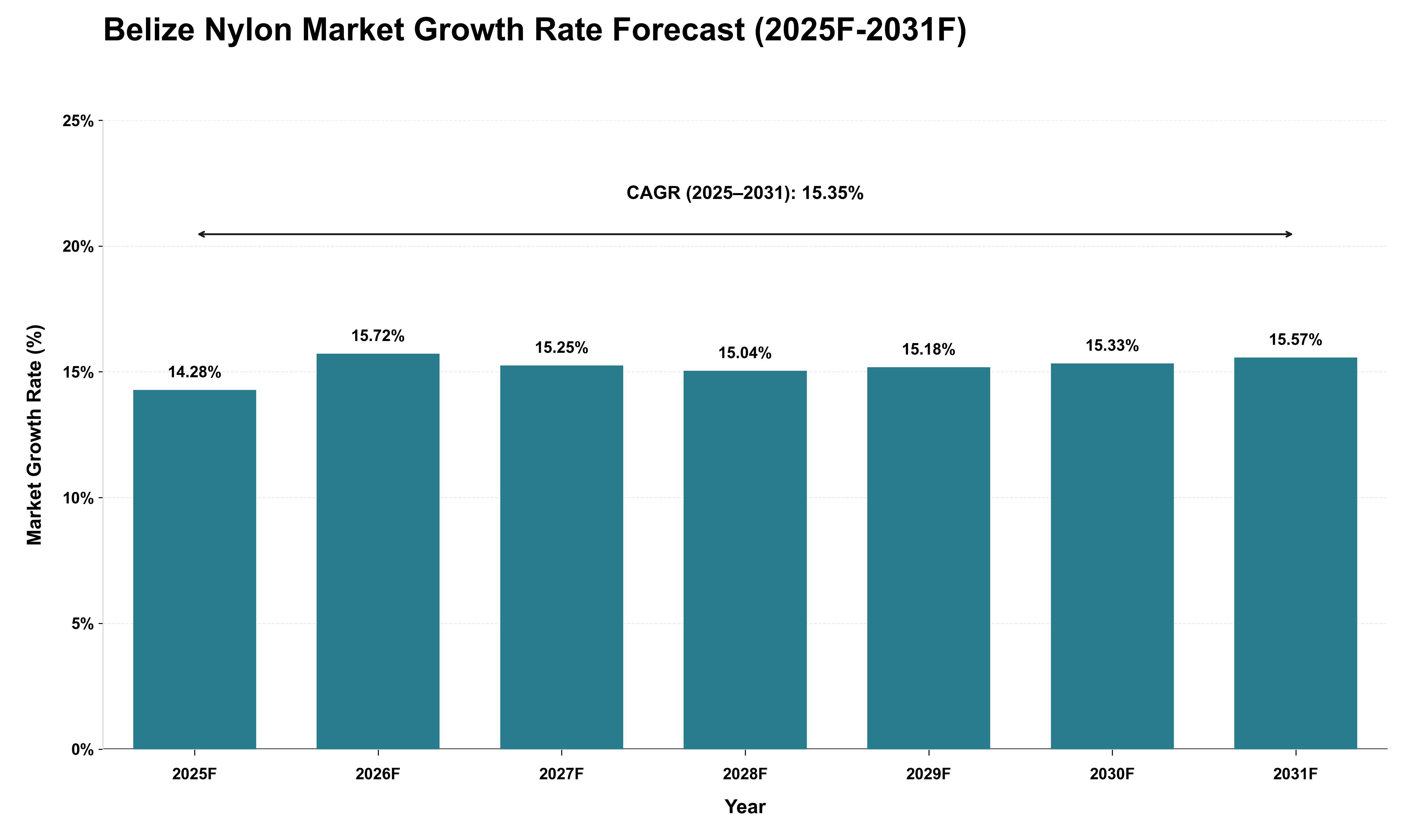 Belize Nylon Market Growth Rate Analysis (2025 - 2031)