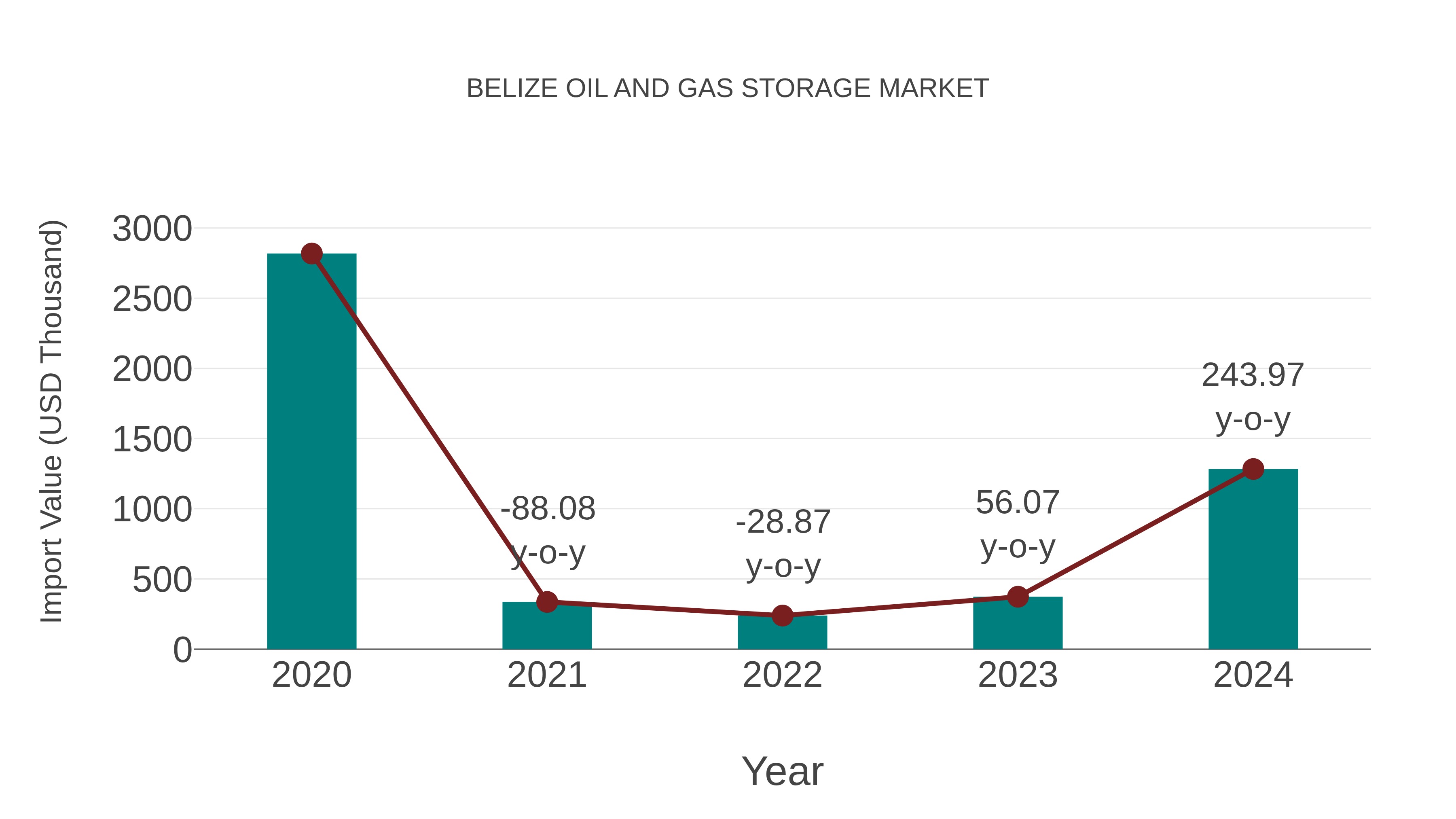  Belize Oil and Gas Storage Market: Import Trend Analysis