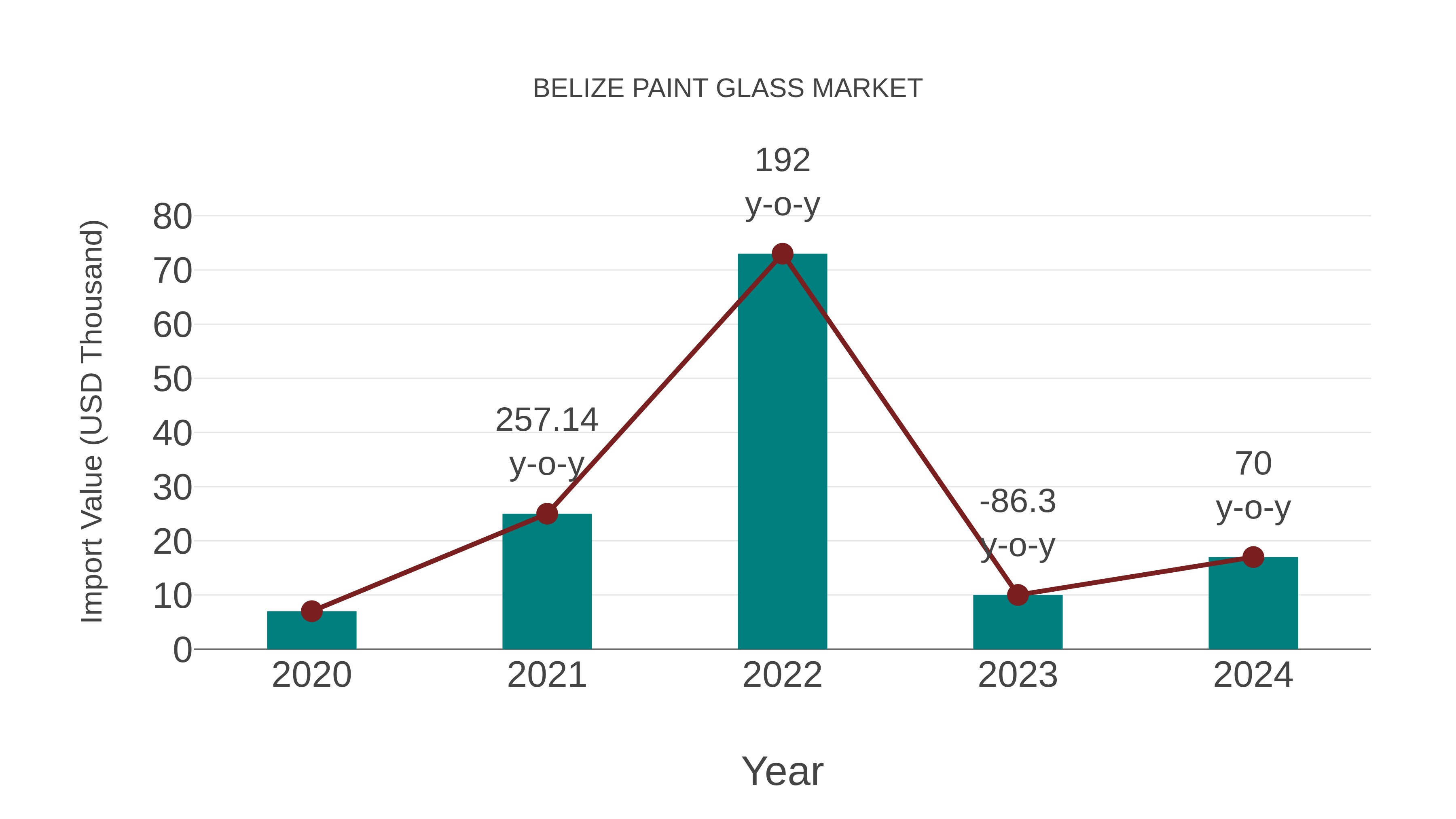 Belize Paint Glass Market: Import Trend Analysis