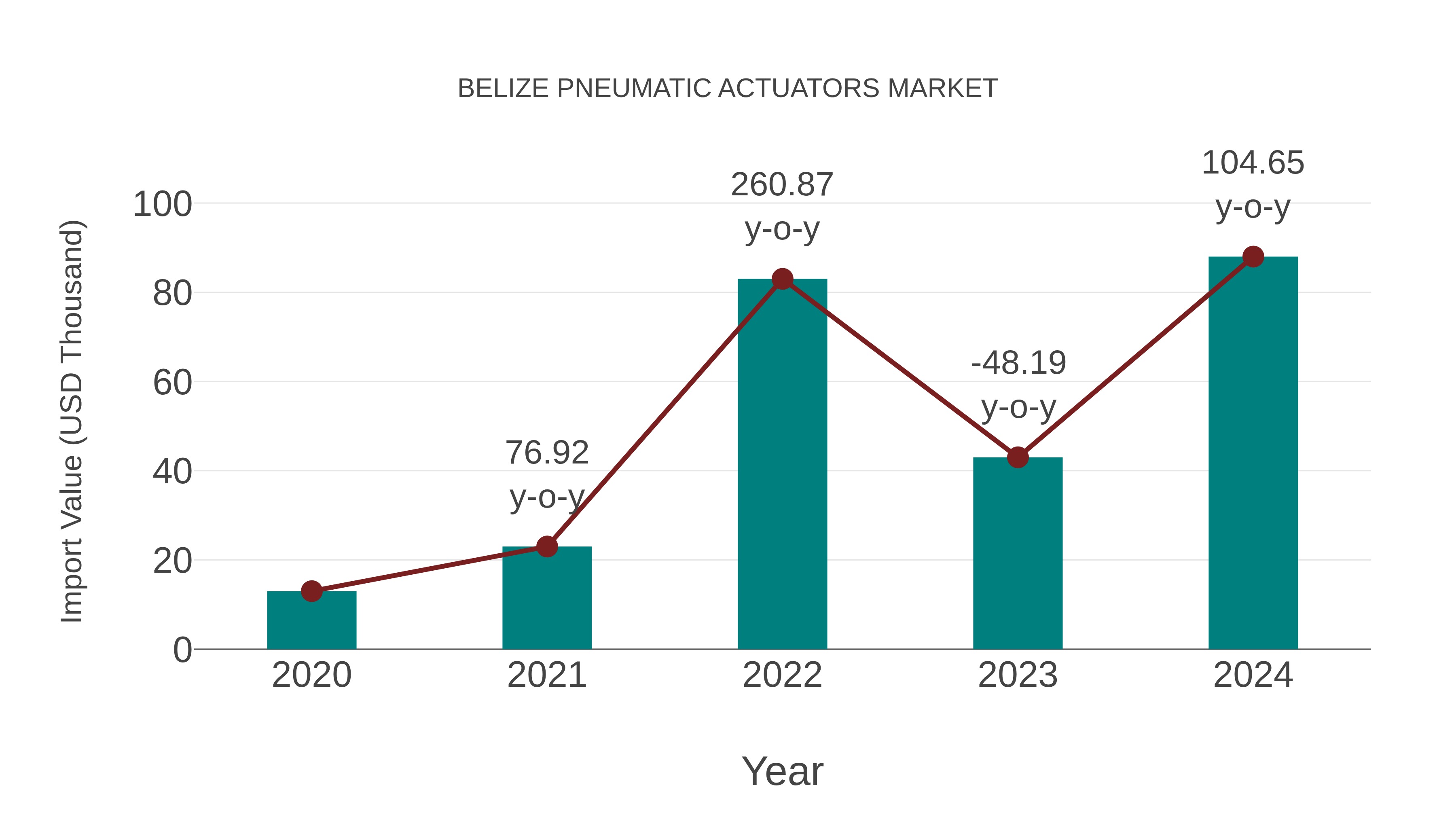  Belize Pneumatic Actuators Market: Import Trend Analysis