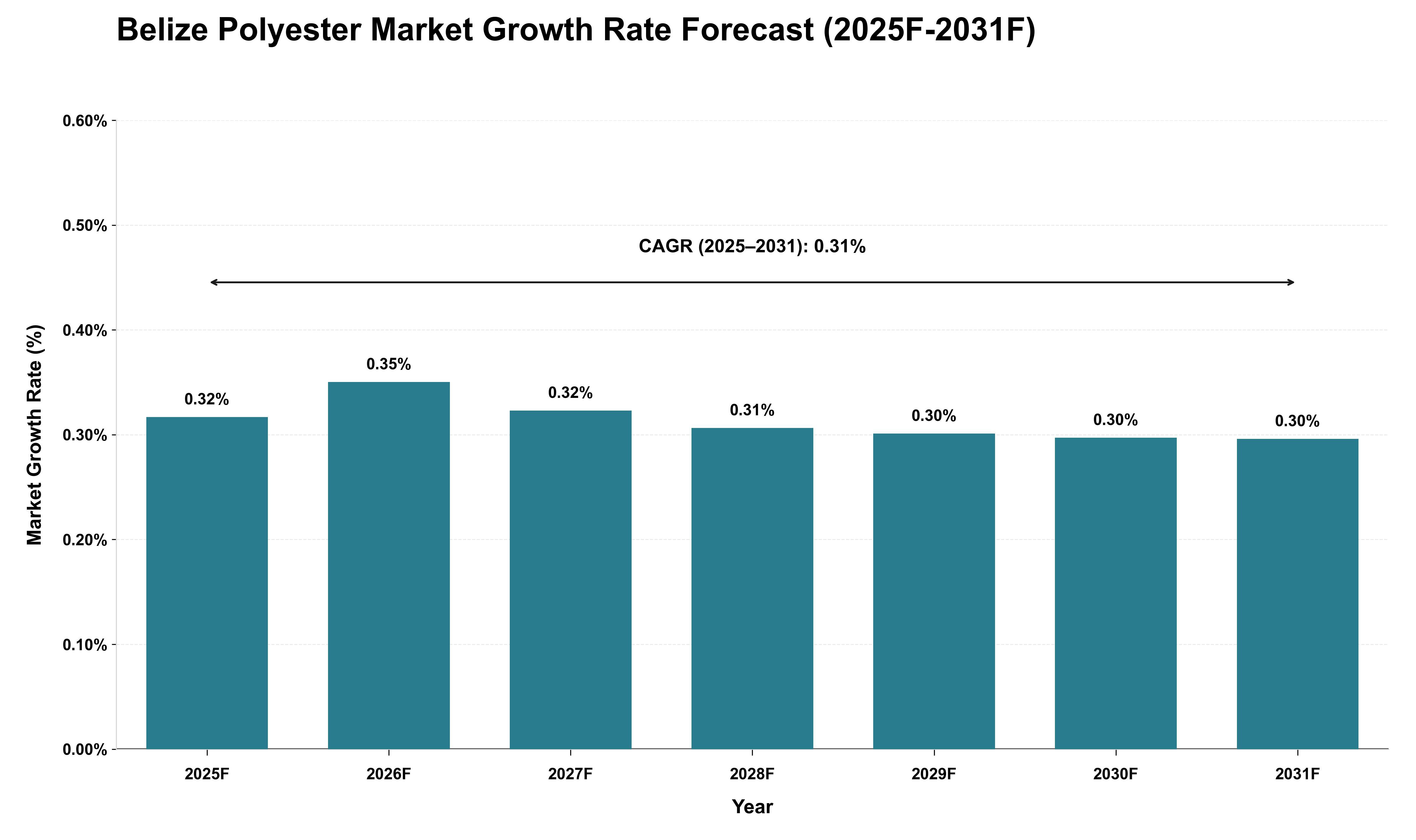 Belize Polyester Market Growth Rate Analysis (2025 - 2031)