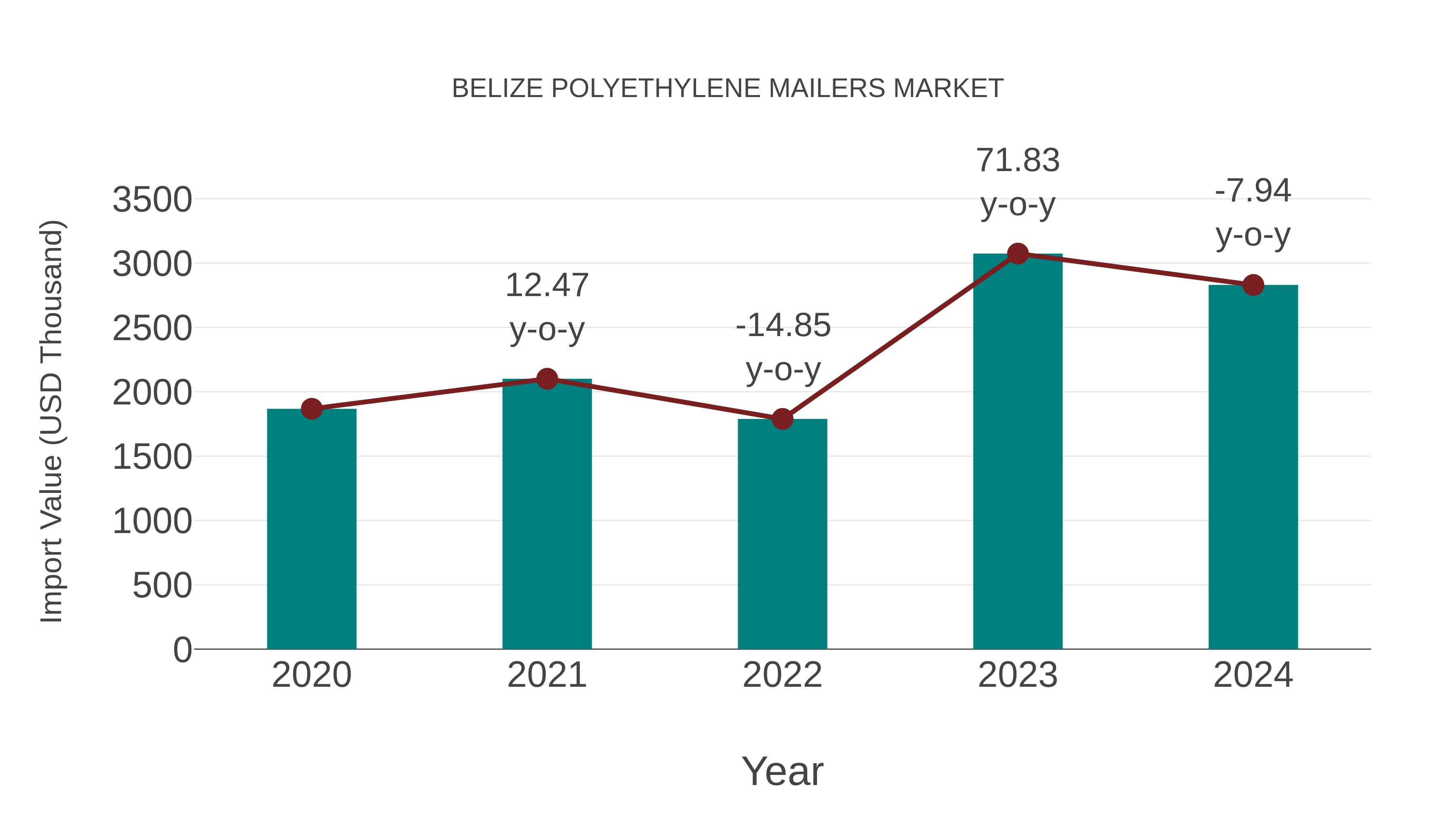  Belize Polyethylene Mailers Market: Import Trend Analysis