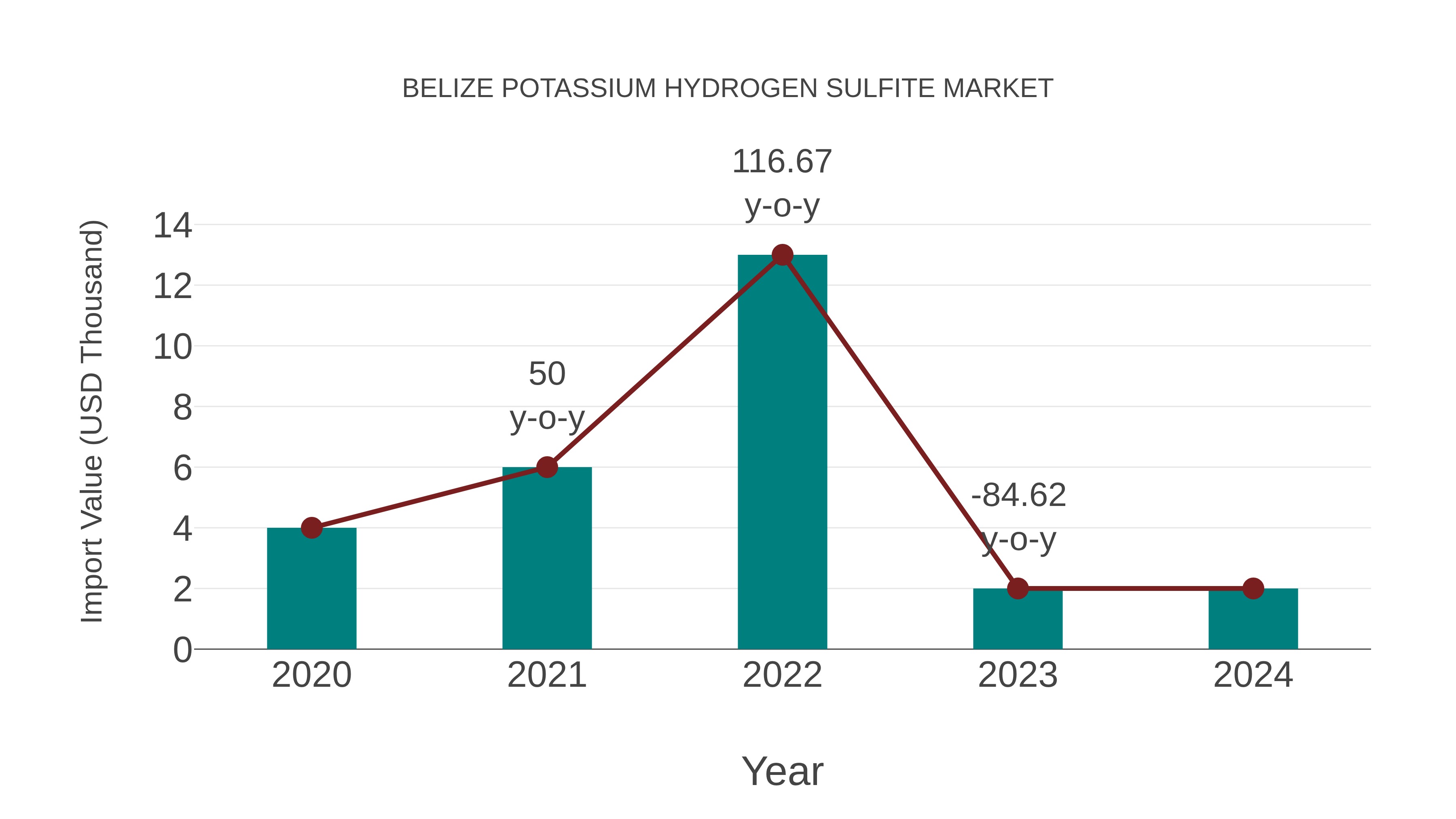  Belize Potassium Hydrogen Sulfite Market: Import Trend Analysis