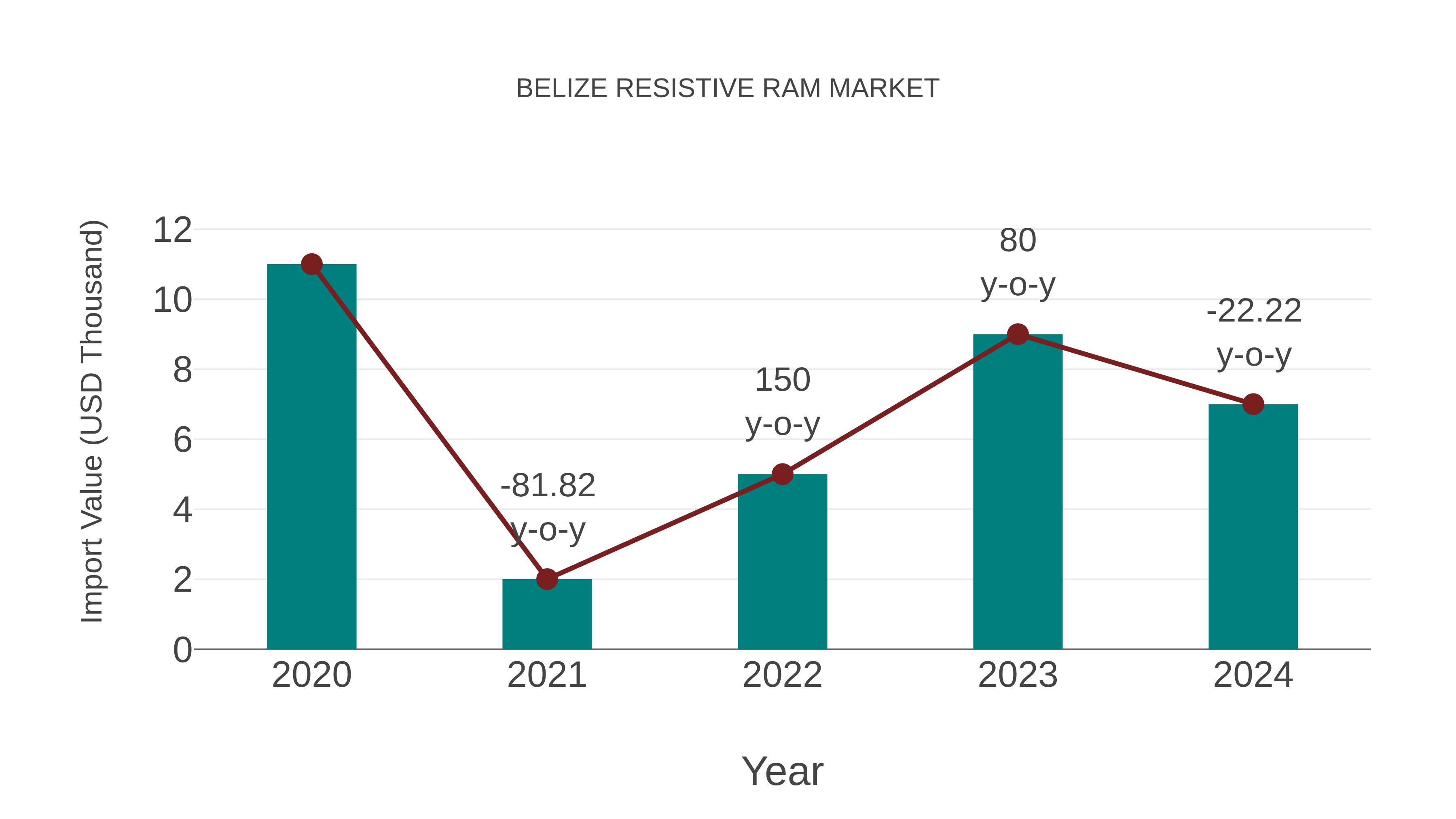  Belize Resistive Ram Market: Import Trend Analysis
