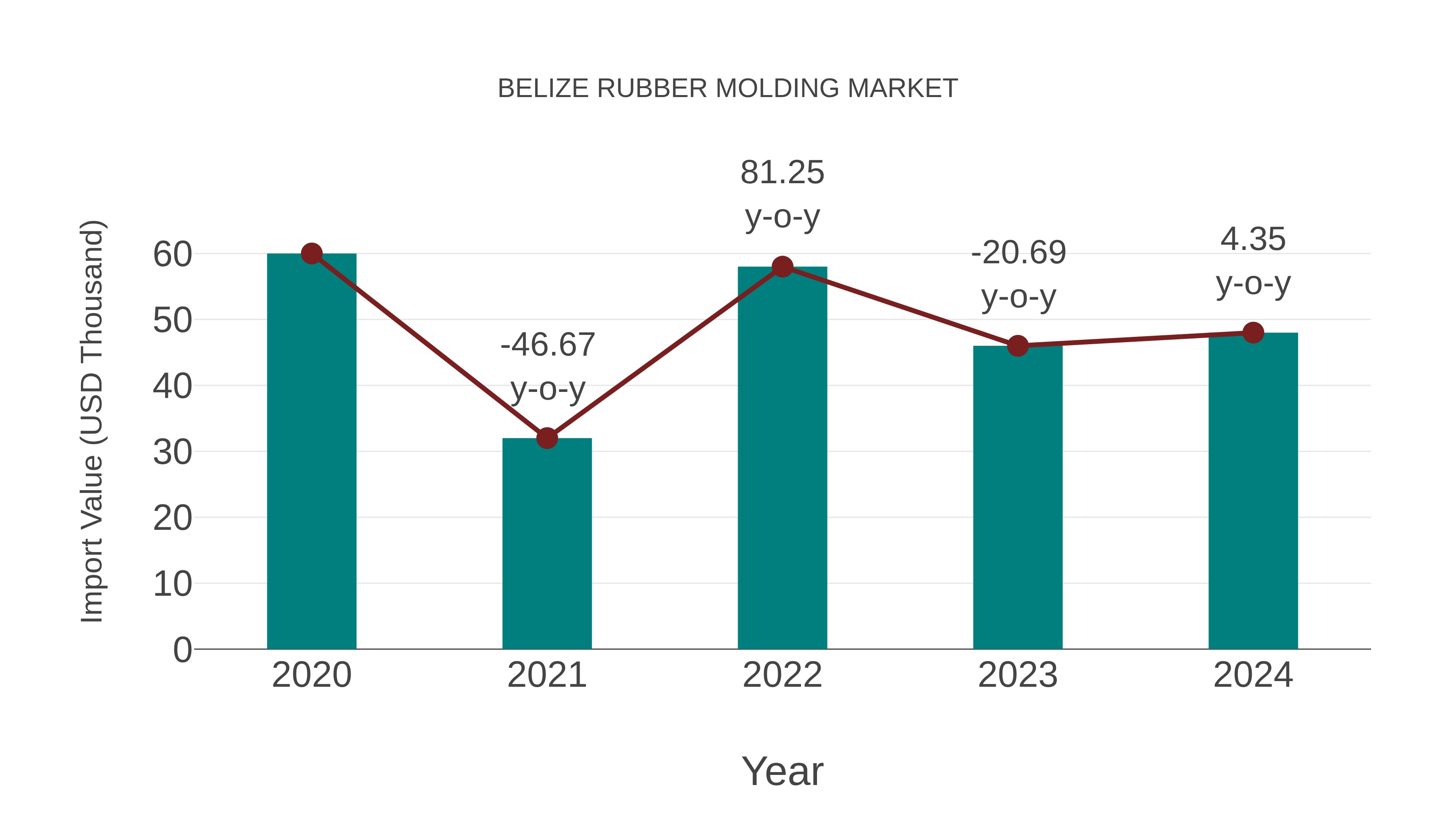  Belize Rubber Molding Market: Import Trend Analysis